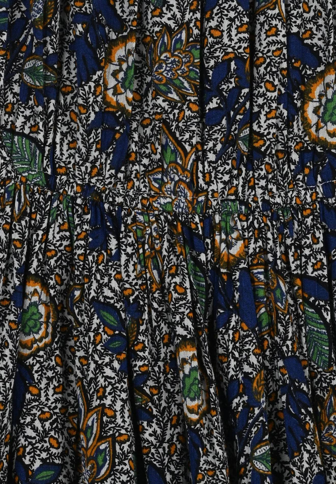 Robe imprimée certifiée Oekotex, BLEU, large image number 5