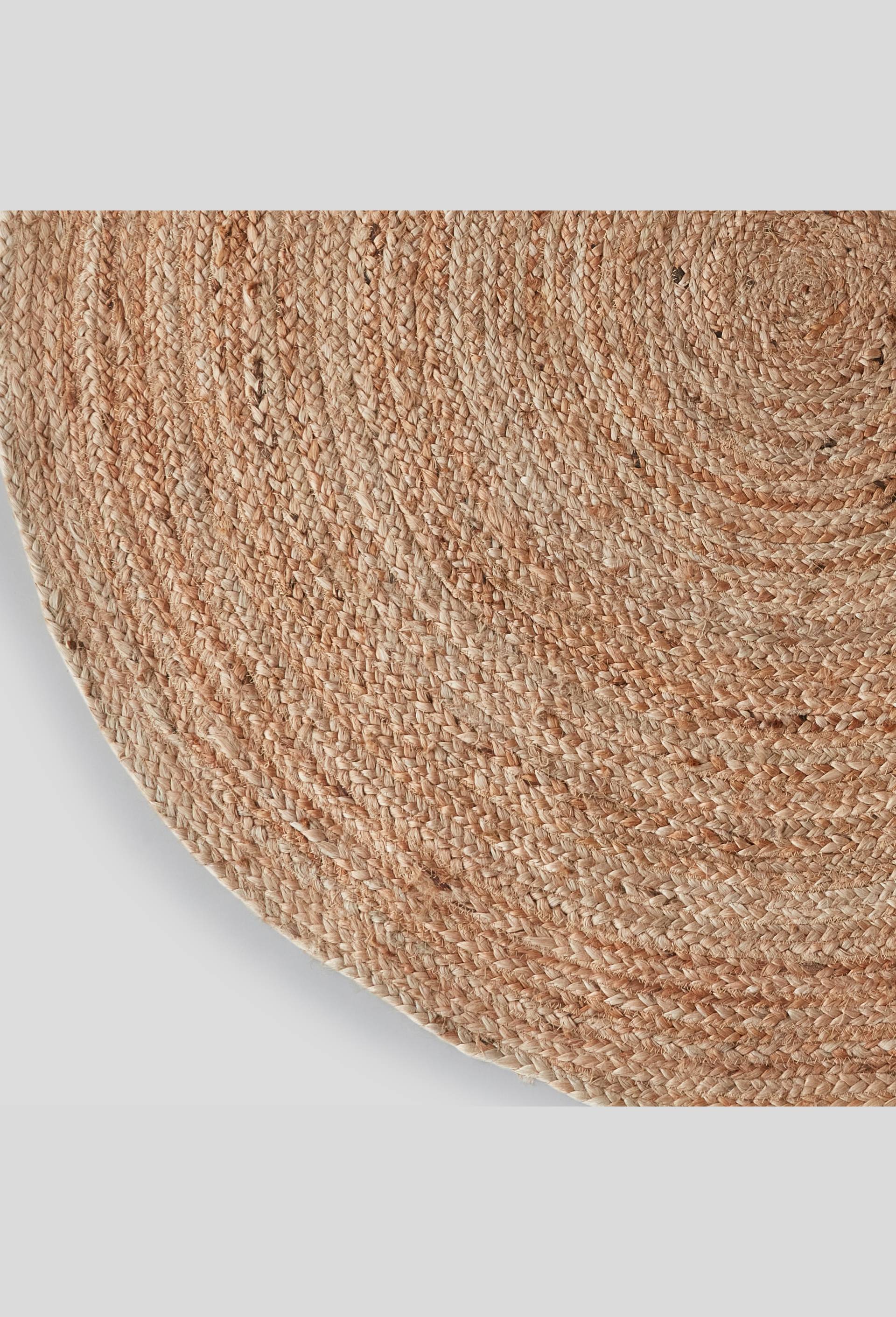 Tapis en jute rond, Beige clair, large image number 1