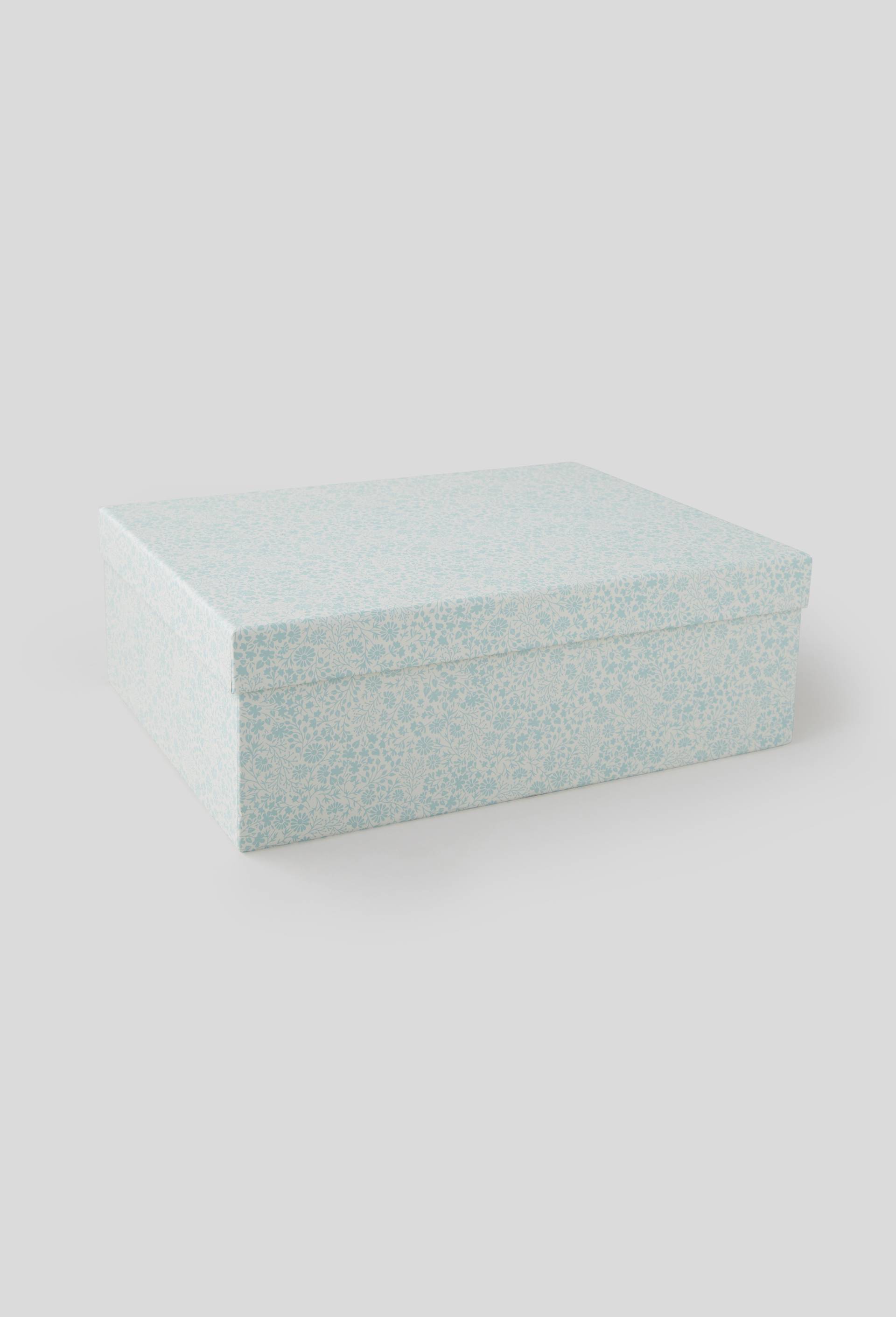 Boîte de rangement A4, 32,5 x 24 x 11 cm, carton, Vert foncé, large image number 0.0