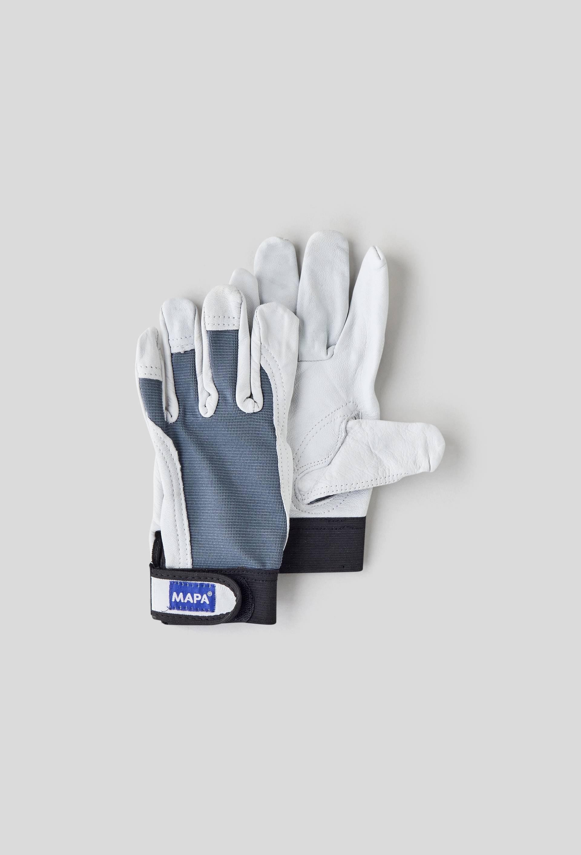 Gants en cuir gris, Gris foncé, large image number 0
