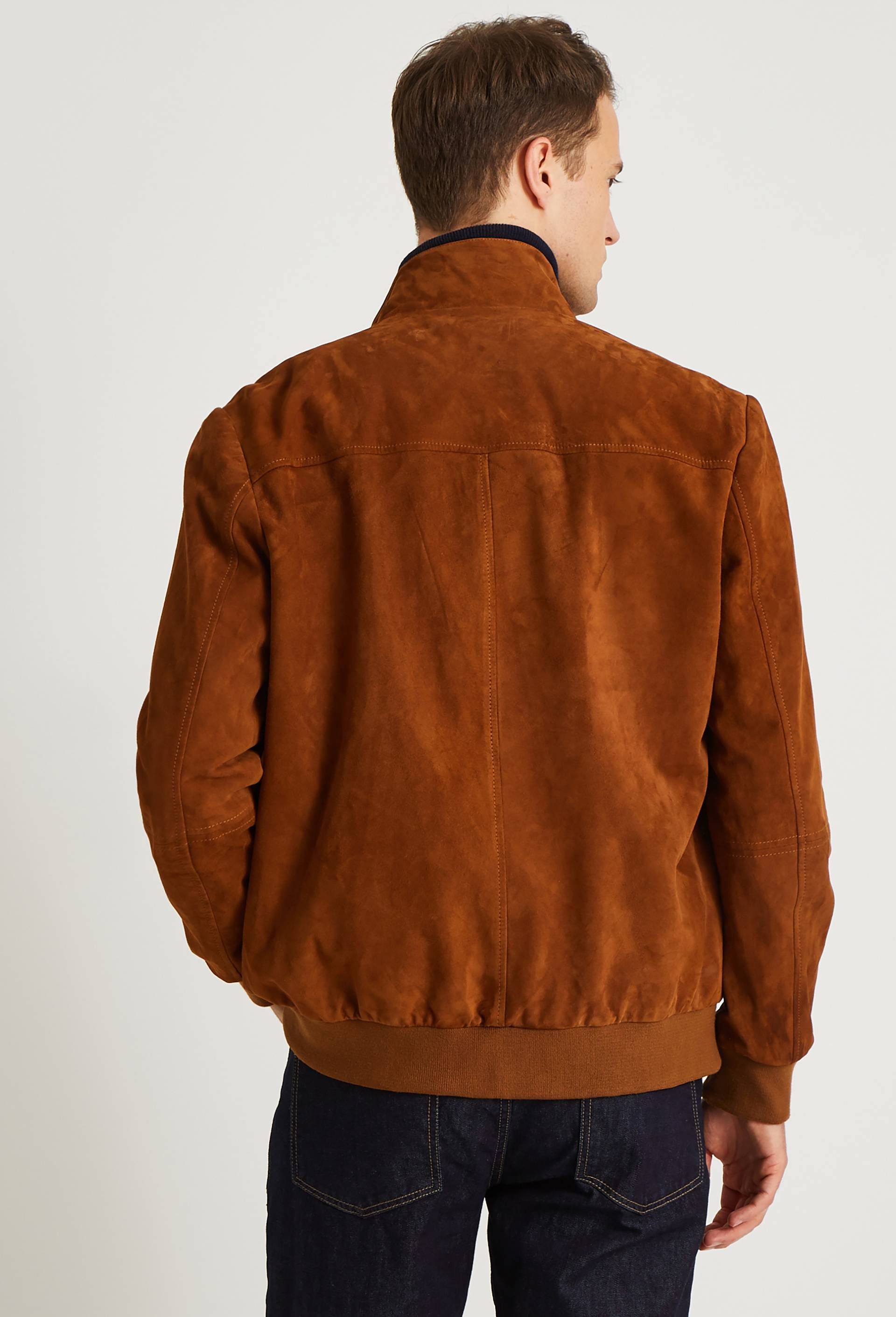Veste en cuir, Beige, large image number 1.0