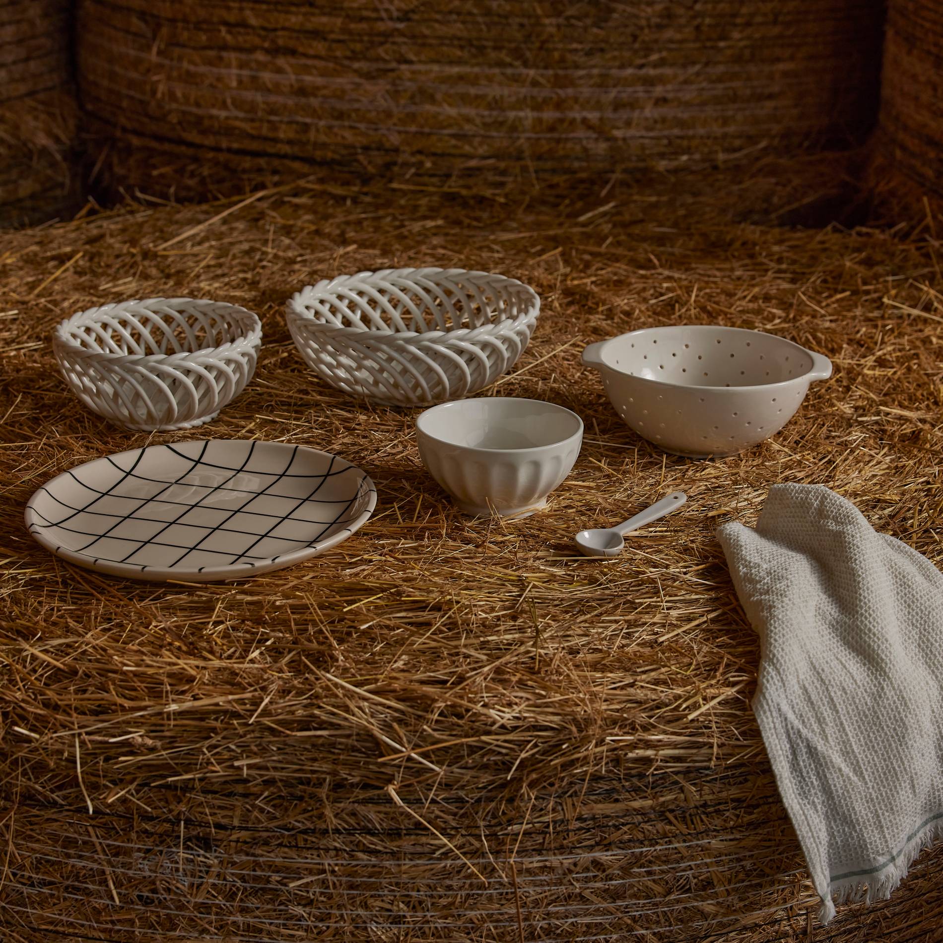 Assiette plate, Blanc, large image number 2