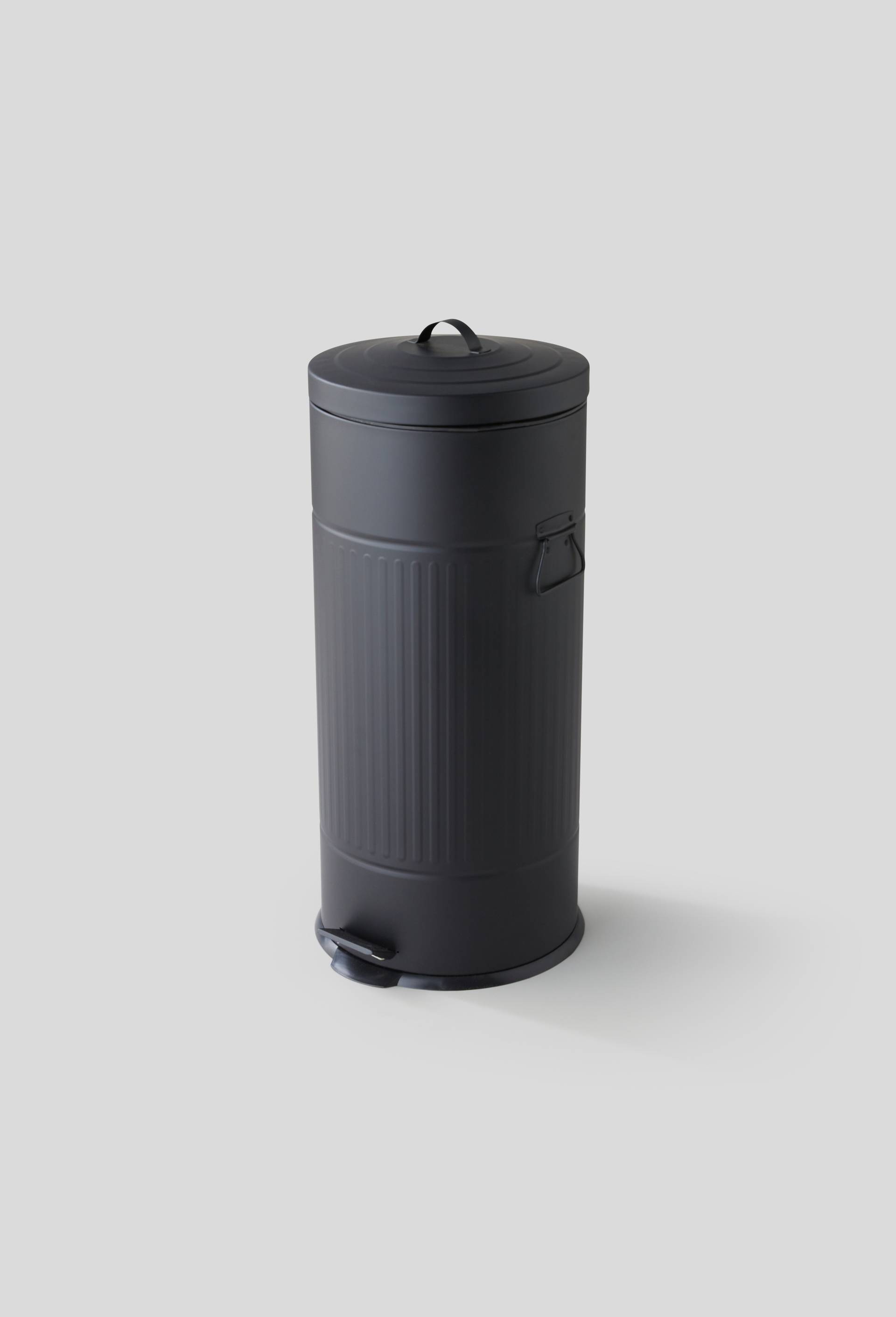 Poubelle, 27L, Gris foncé, large image number 0