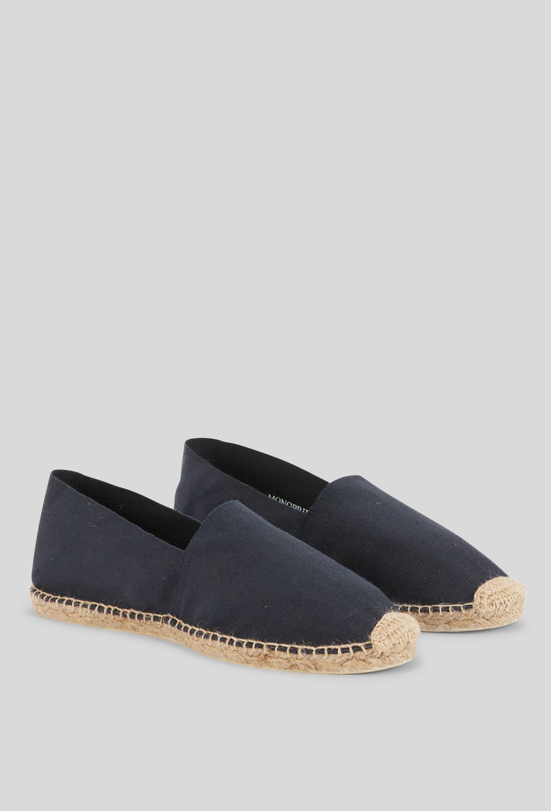 Espadrilles en toile, Bleu fonc&eacute;, swatch image
