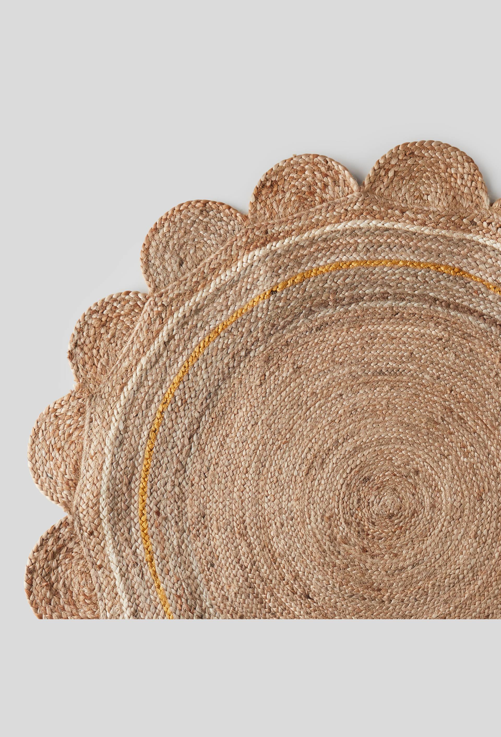 Tapis rond en jute, Beige clair, large image number 1