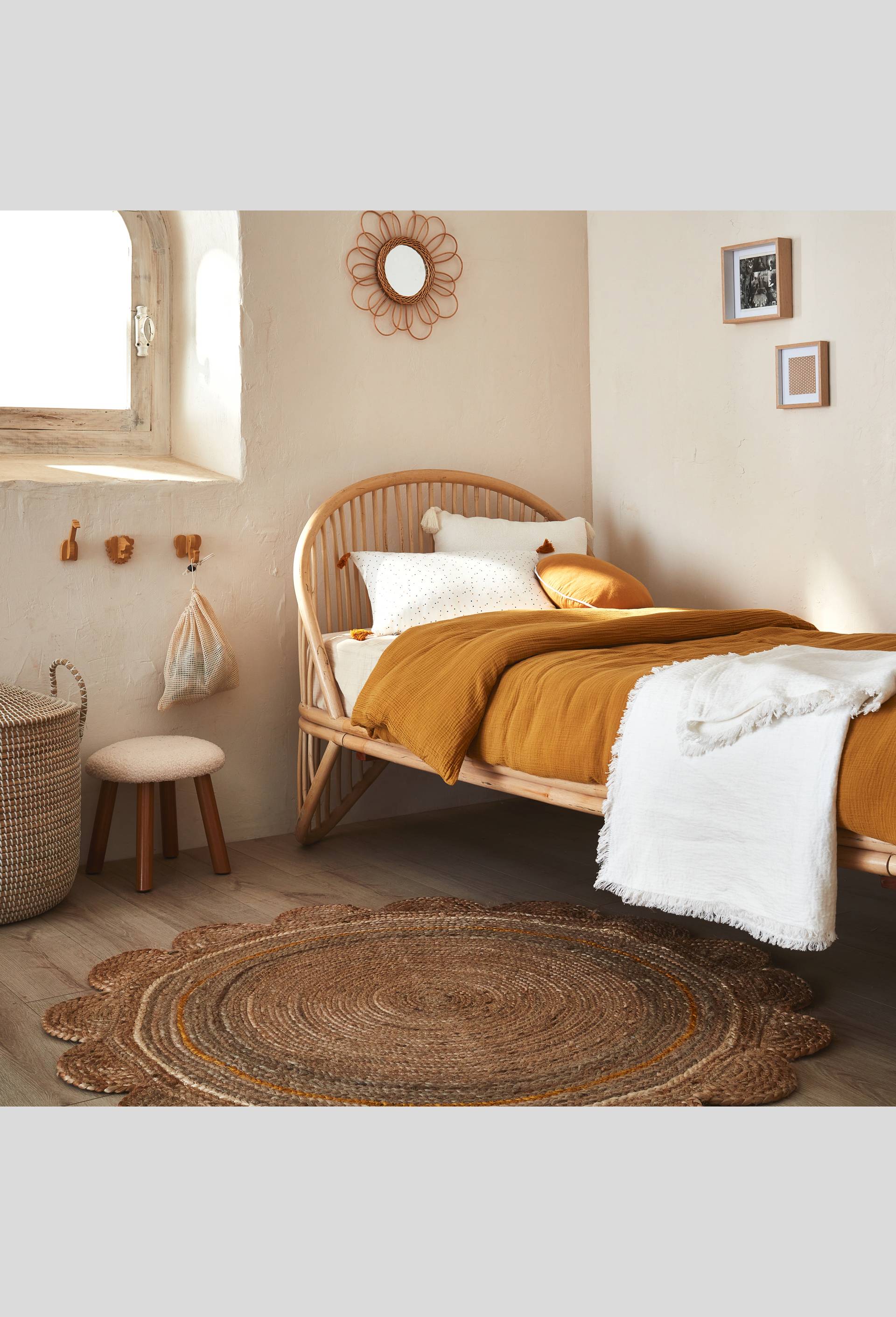 Tapis rond en jute, Beige clair, large image number 2