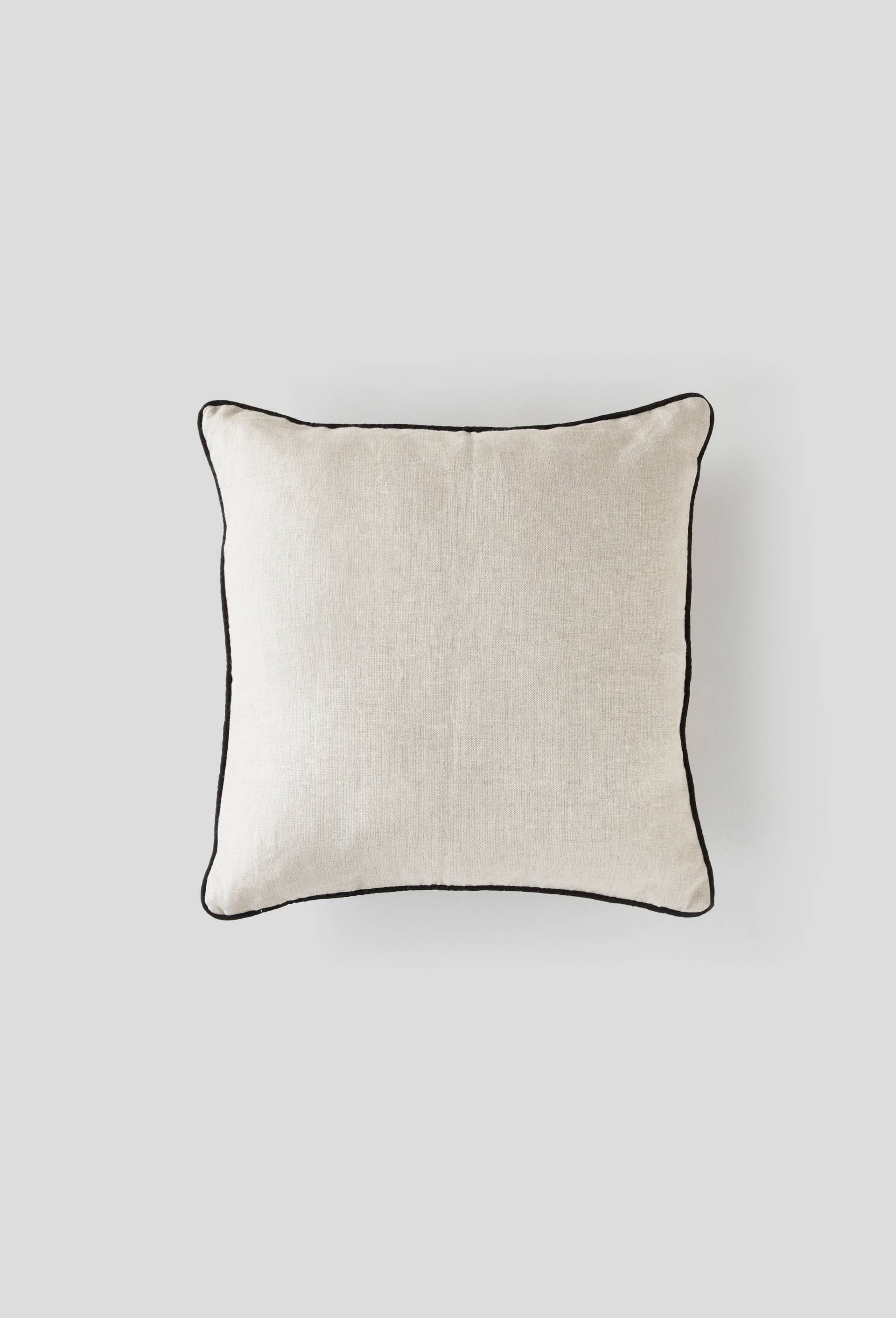 Housse de coussin en lin naturel, Beige clair, large image number 0.0