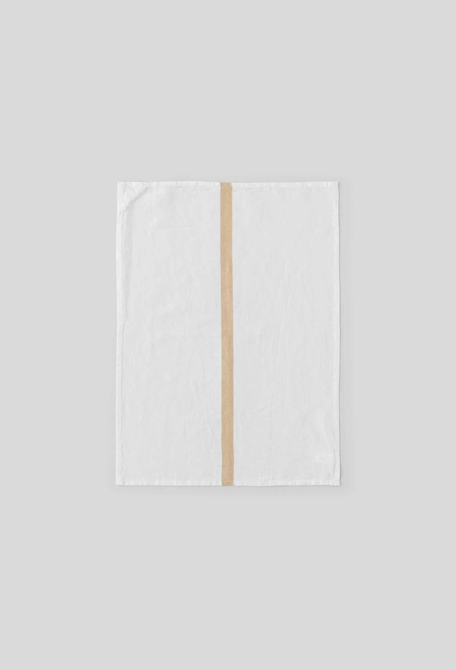 Torchon tissé teint, 50x70cm, Blanc, large image number 0