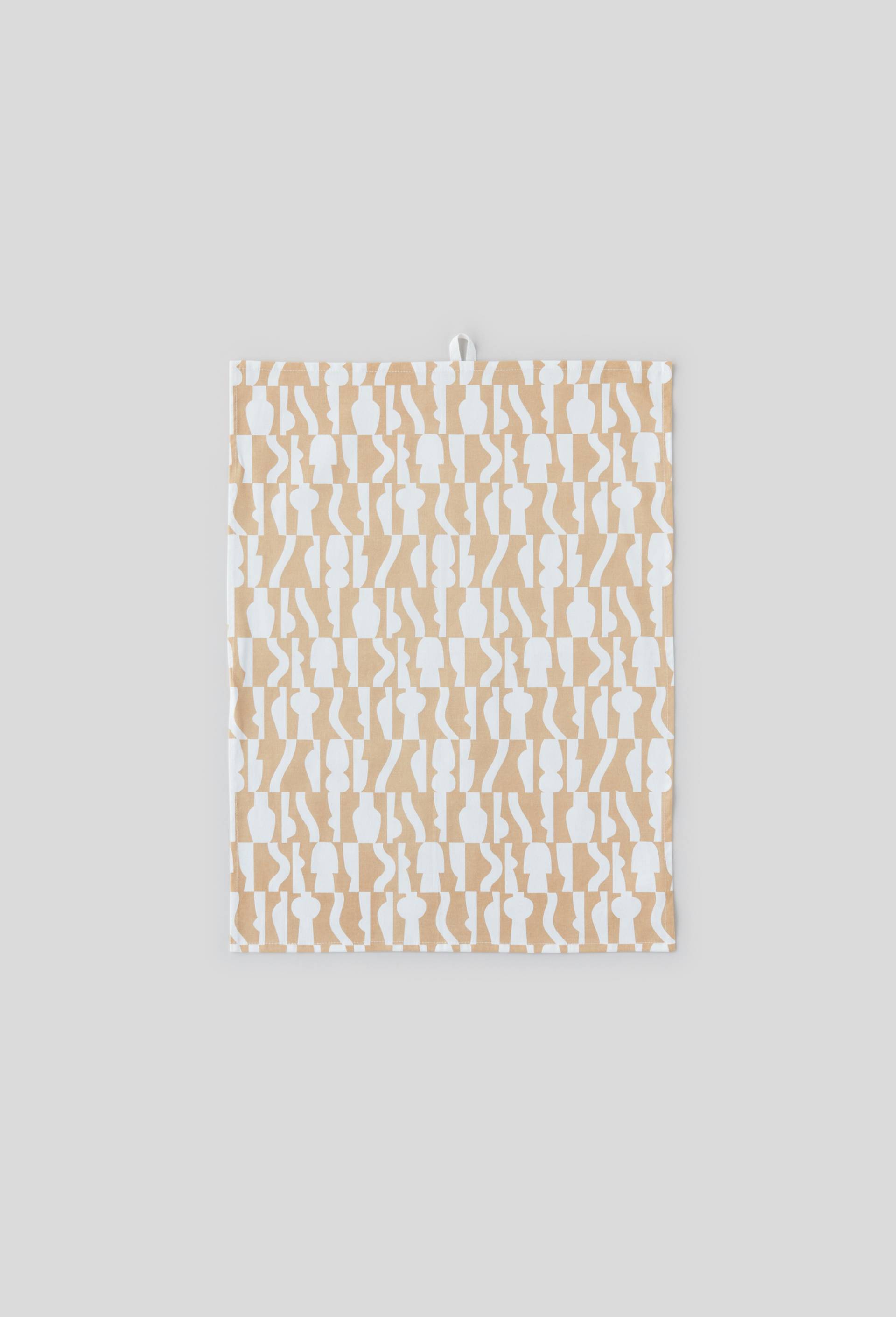 Torchon imprimé, 50x70cm, Blanc, large image number 0.0