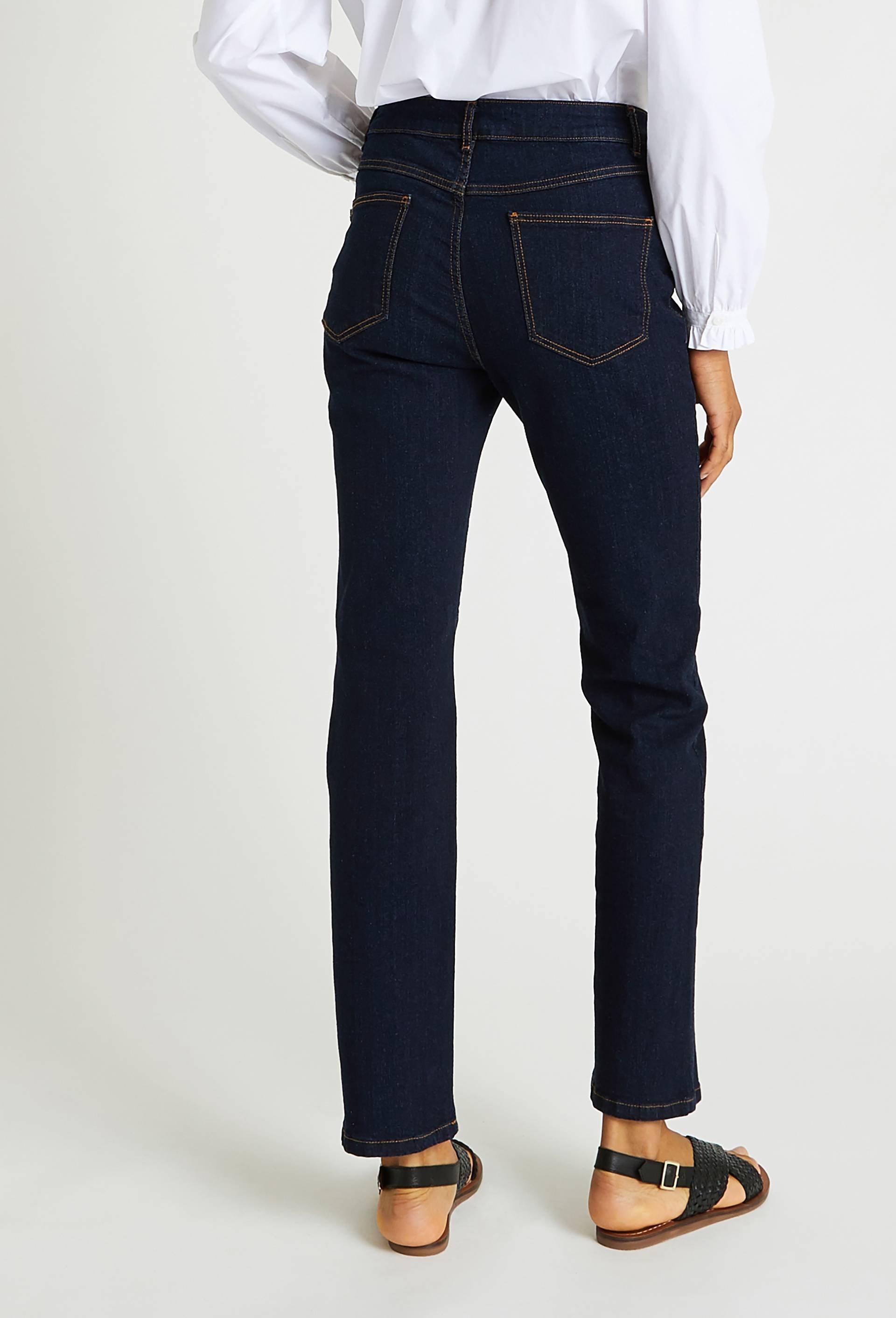 Jean regular, contenant du coton BIO, Bleu, large image number 1