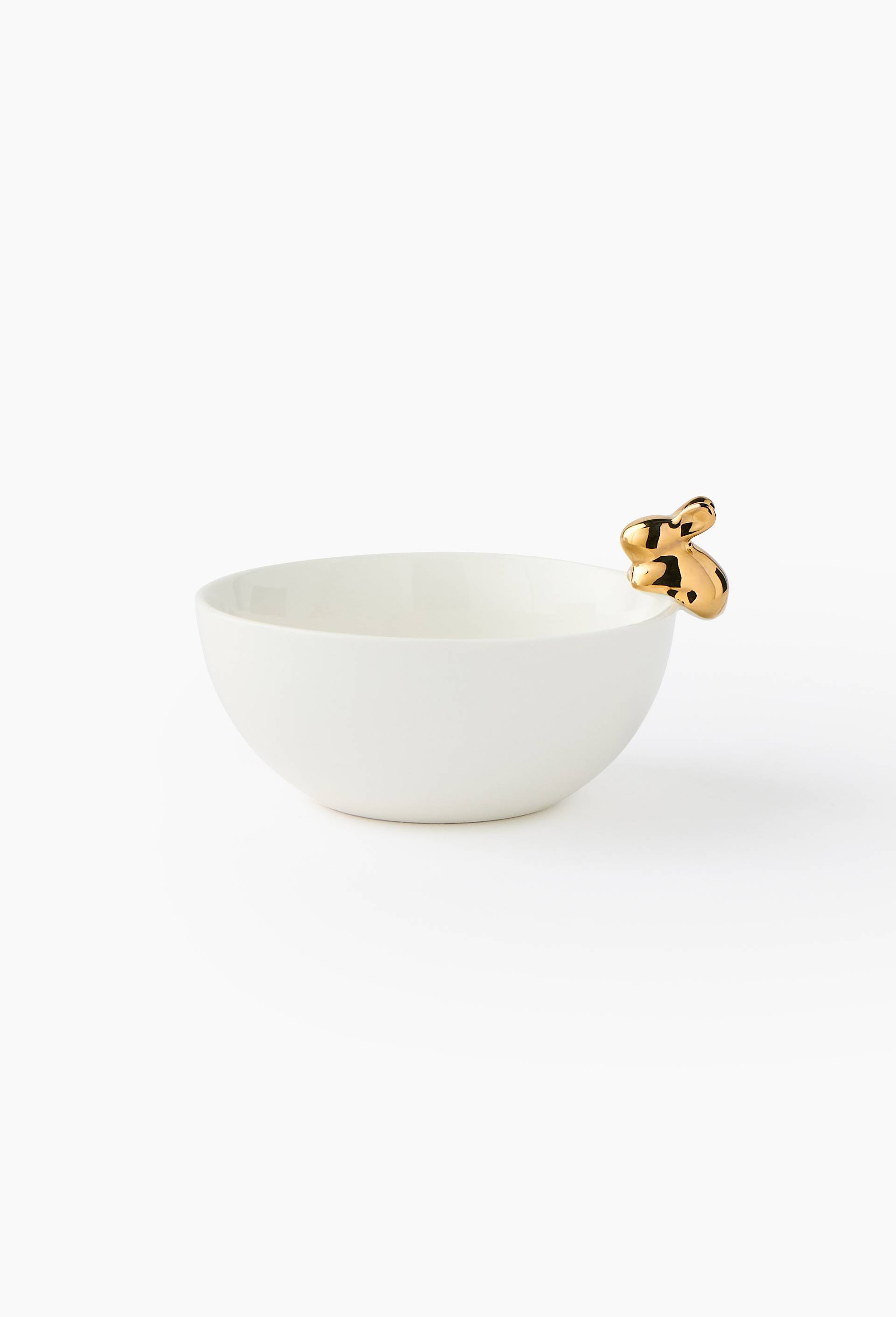 Bol lapin, 12cm, Or, large image number 1