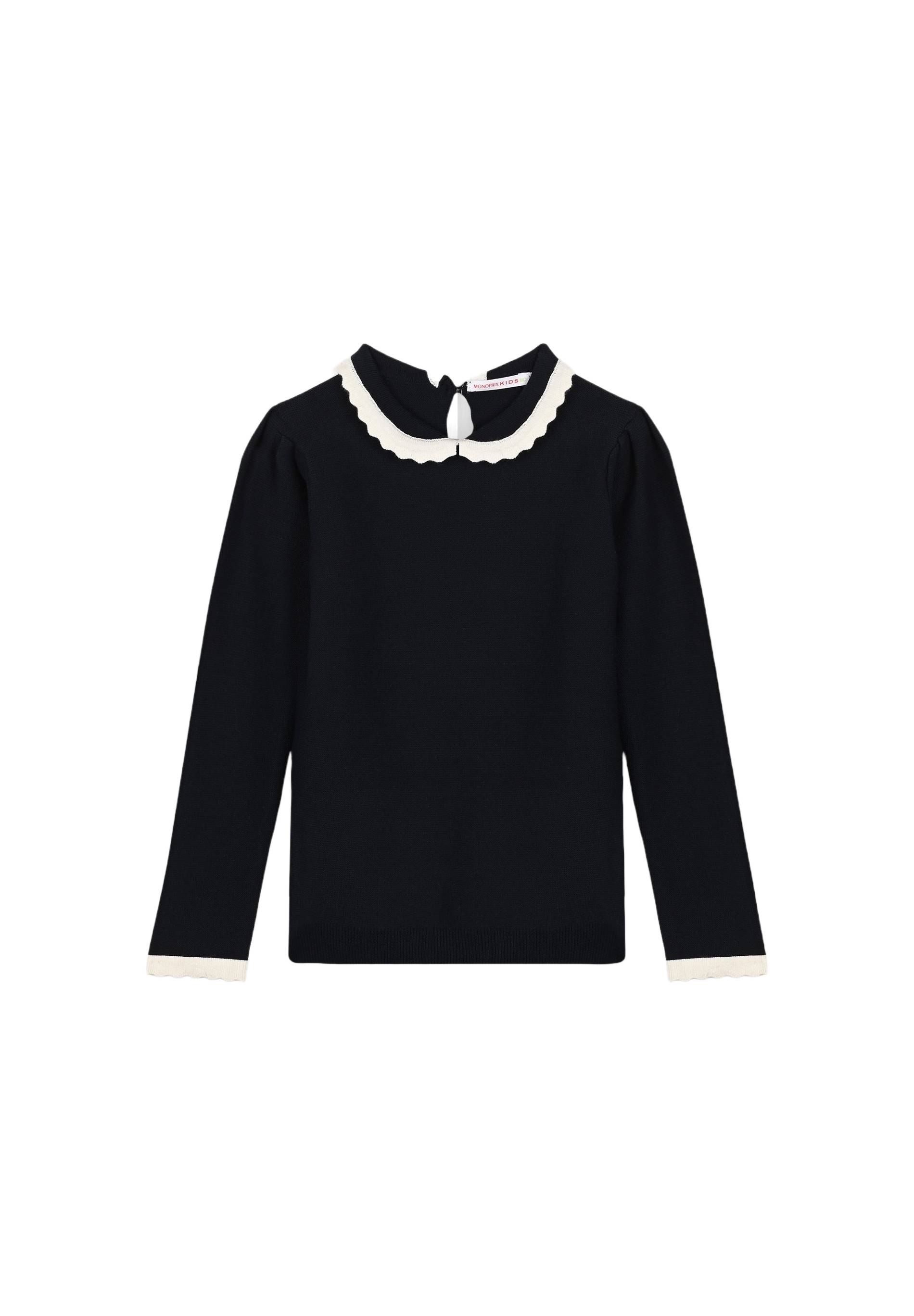 Pull, Bleu foncé, large image number 4.0
