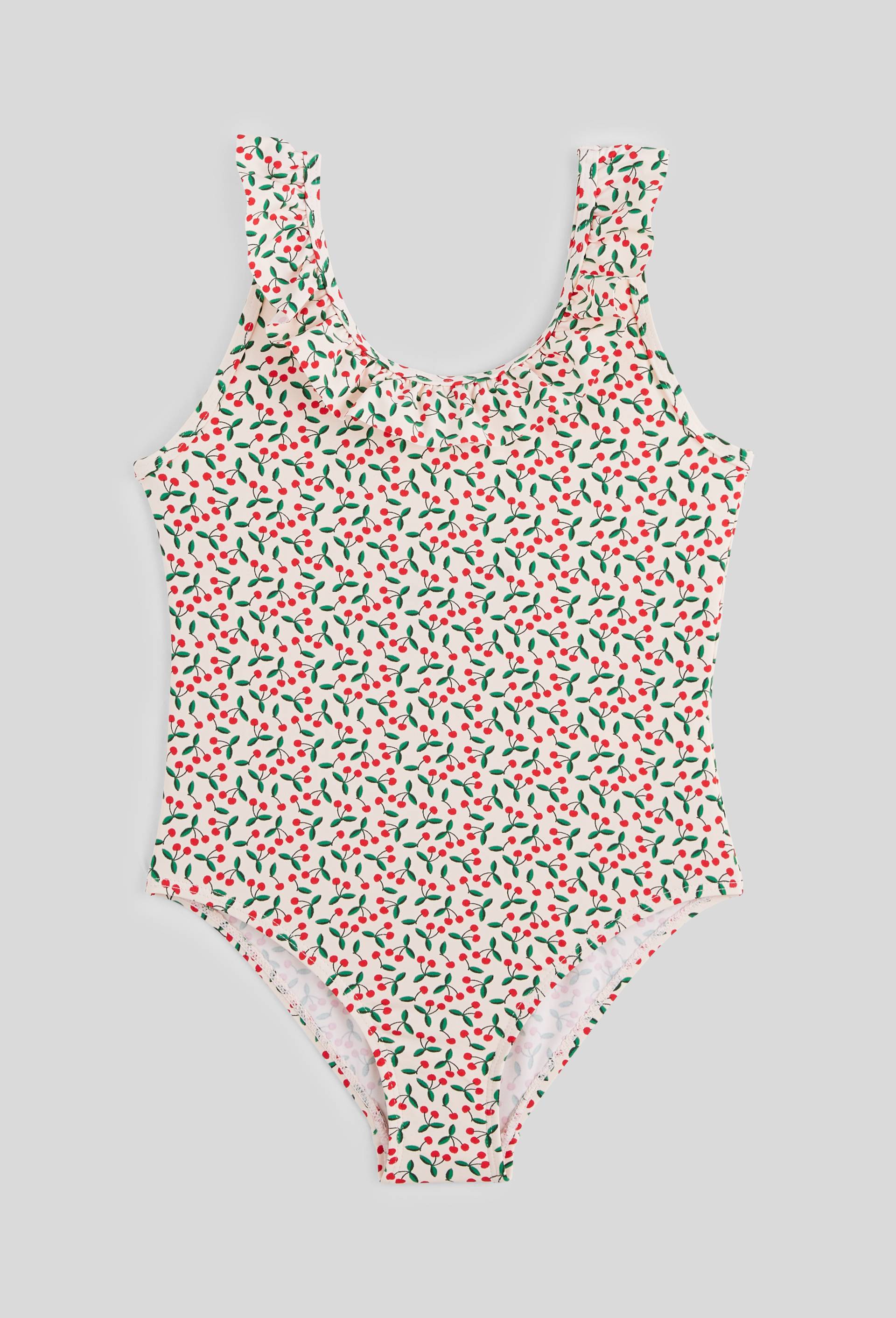 Maillot de bain 1 pi&egrave;ce imprim&eacute;, Rose clair, large image number 0