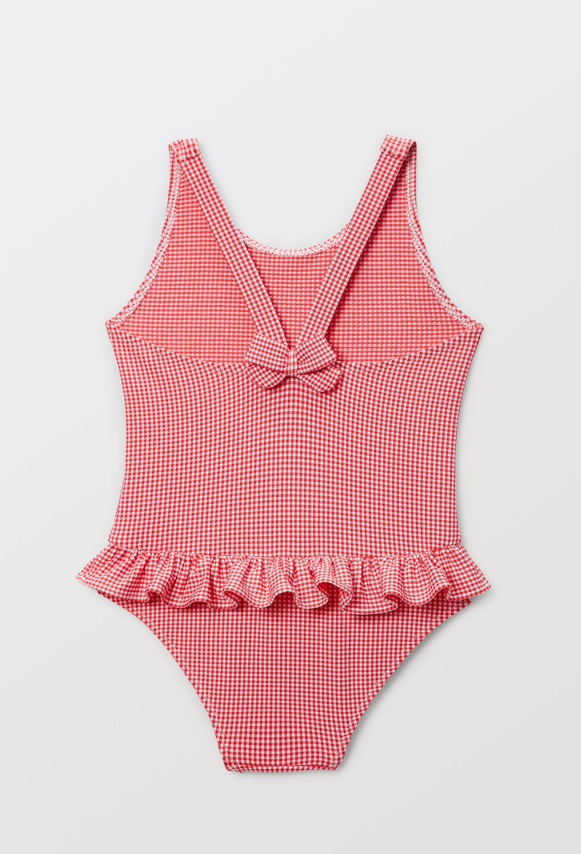 Maillot de bain 1 pi&egrave;ce imprim&eacute;, Rouge fonc&eacute;, large image number 1