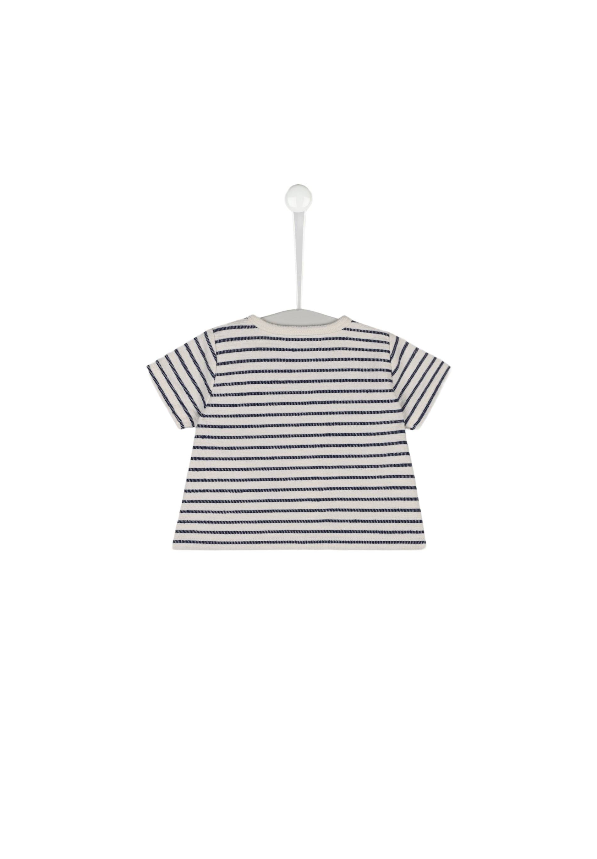 T-shirt rayé, Blanc, large image number 4