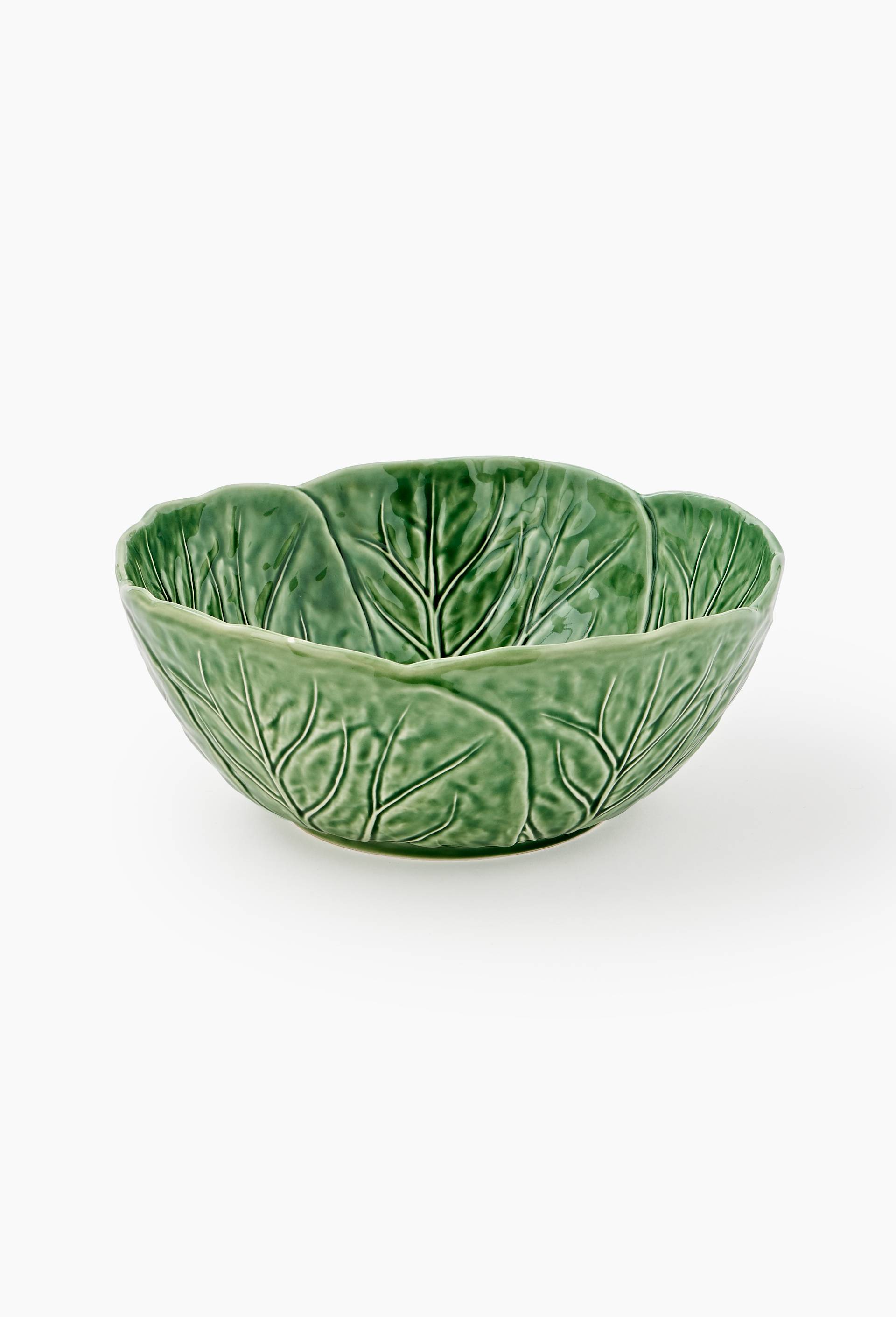 Saladier finition barbotine, 26 cm, Vert, large image number 0