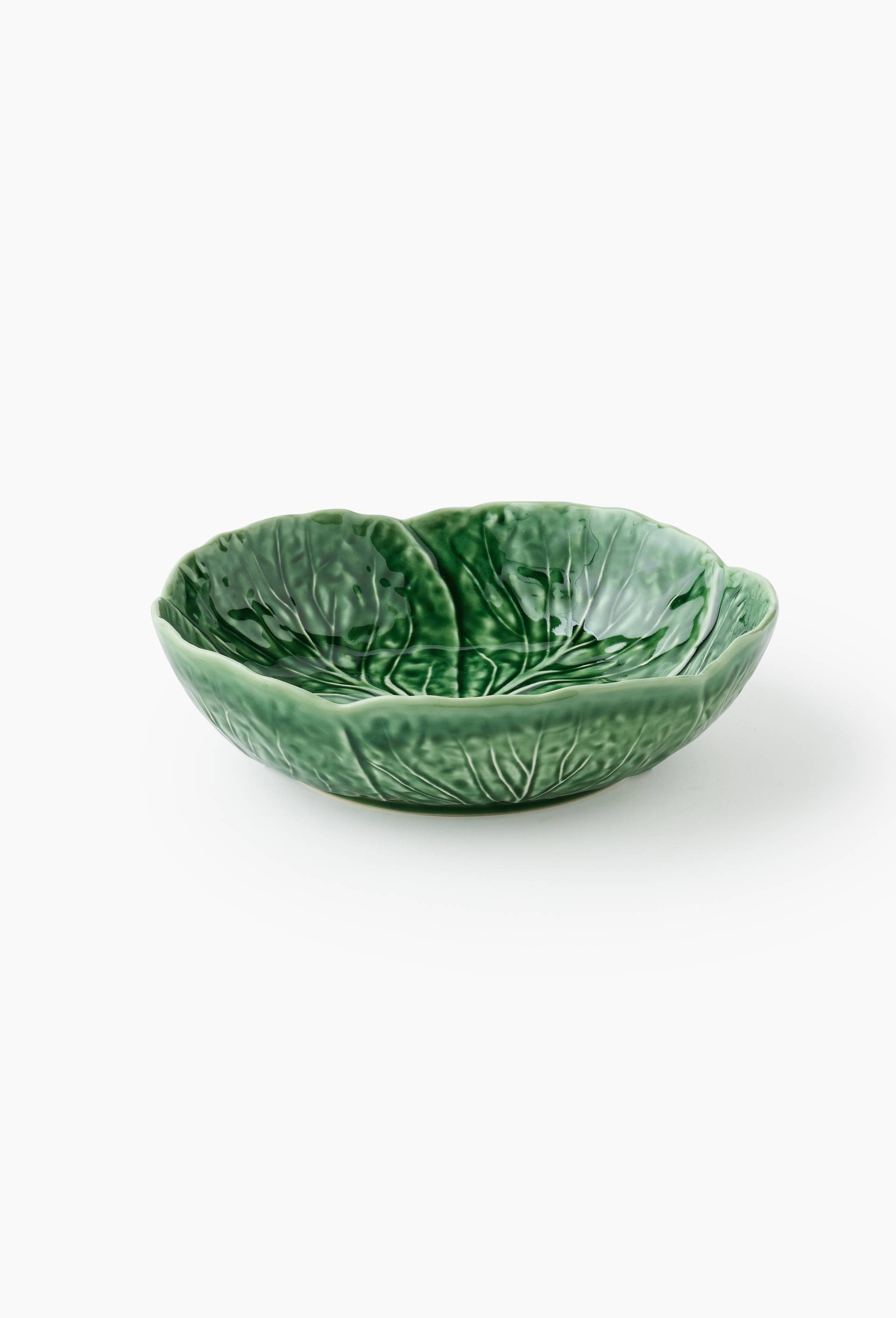 Saladier finition barbotine, 22cm, Vert, large image number 0