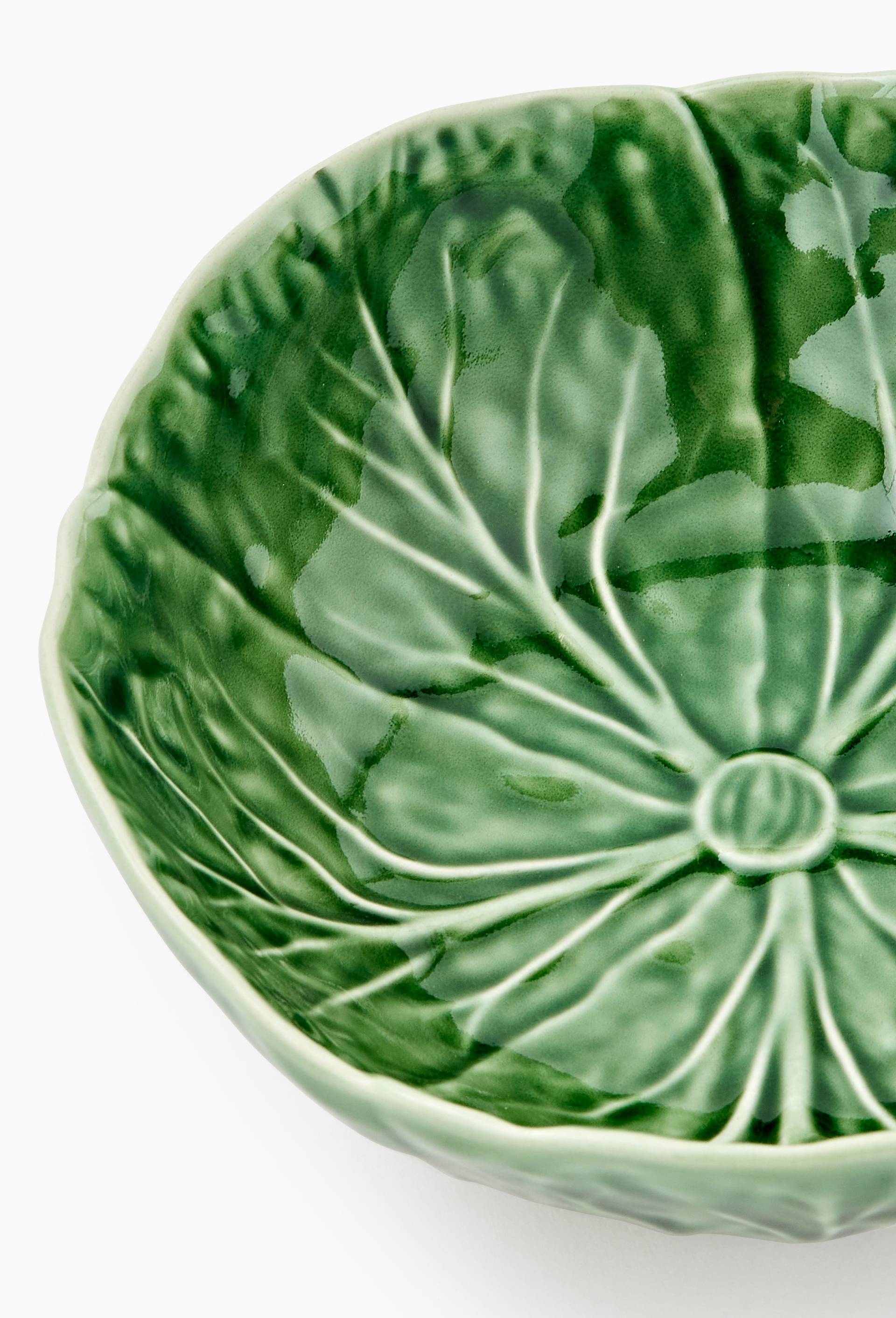 Bol finition barbotine, 17cm, Vert, large image number 1