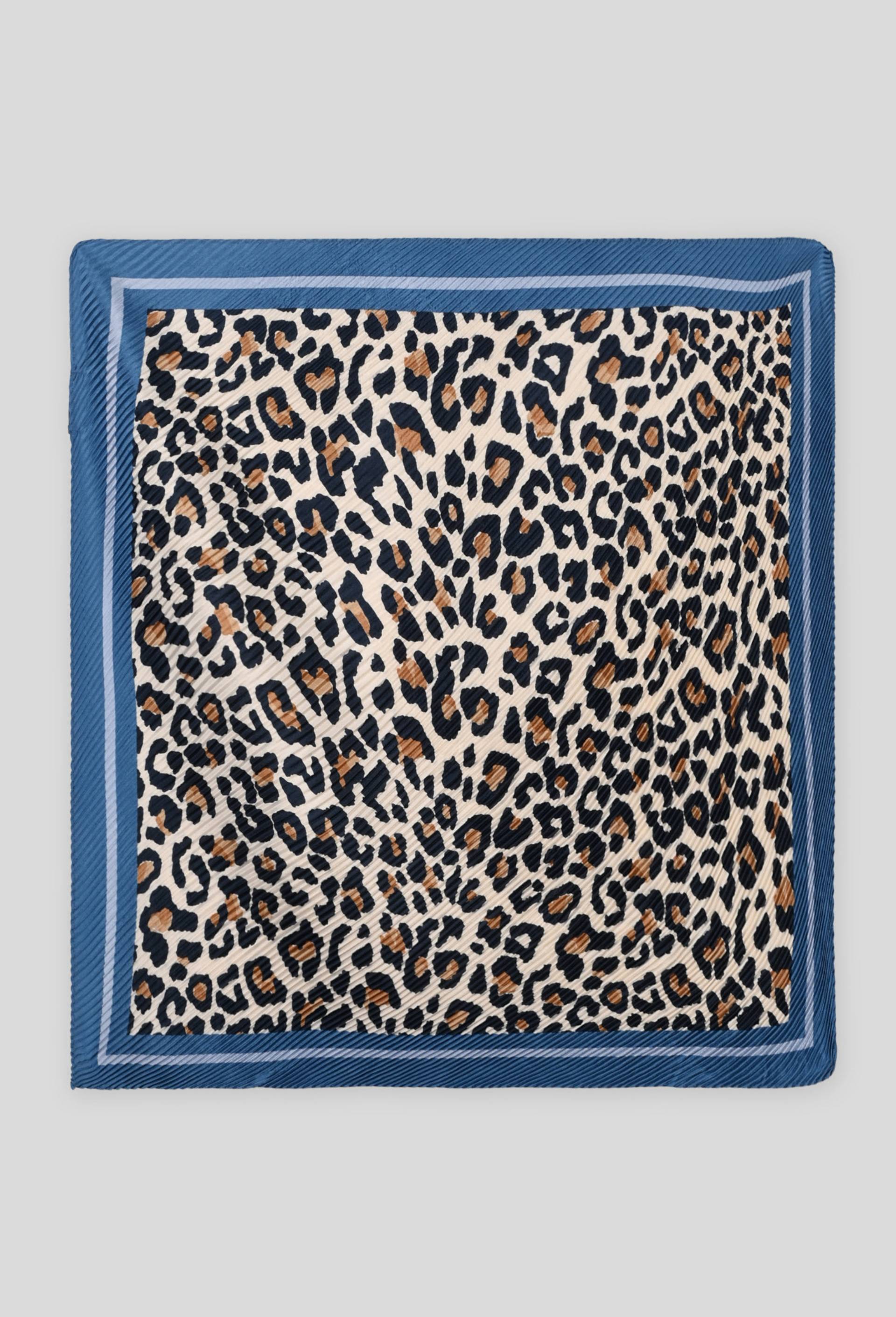 Carré plissé, BLEU, large image number 1