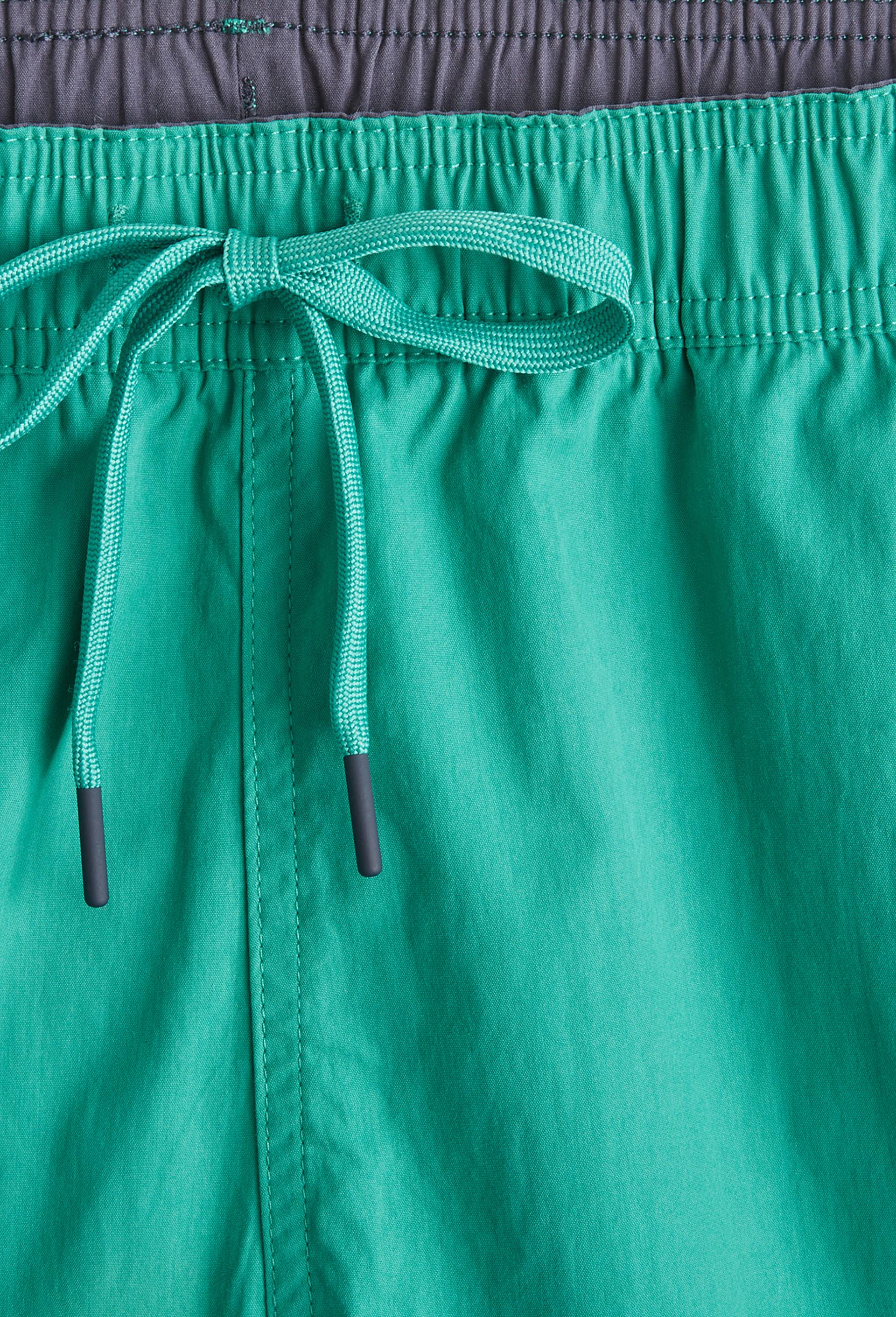 Short de bain uni, Vert, large image number 2.0