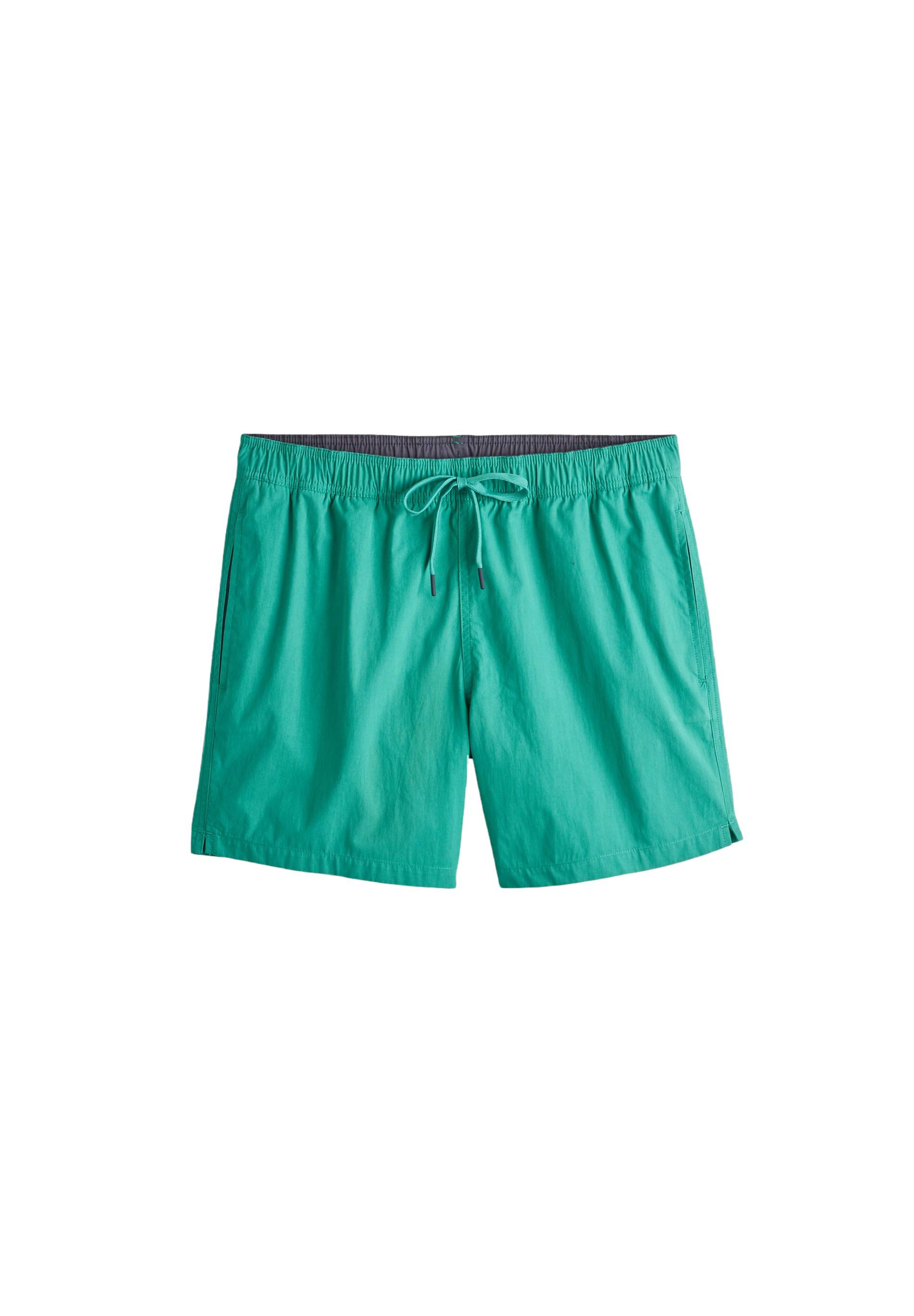 Short de bain uni, Vert, large image number 3