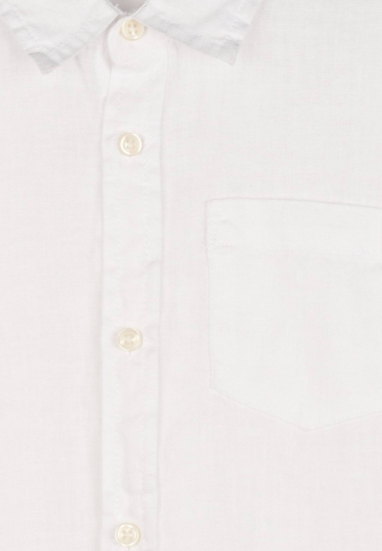 Chemise unie en 100% lin, Ecru, large image number 5