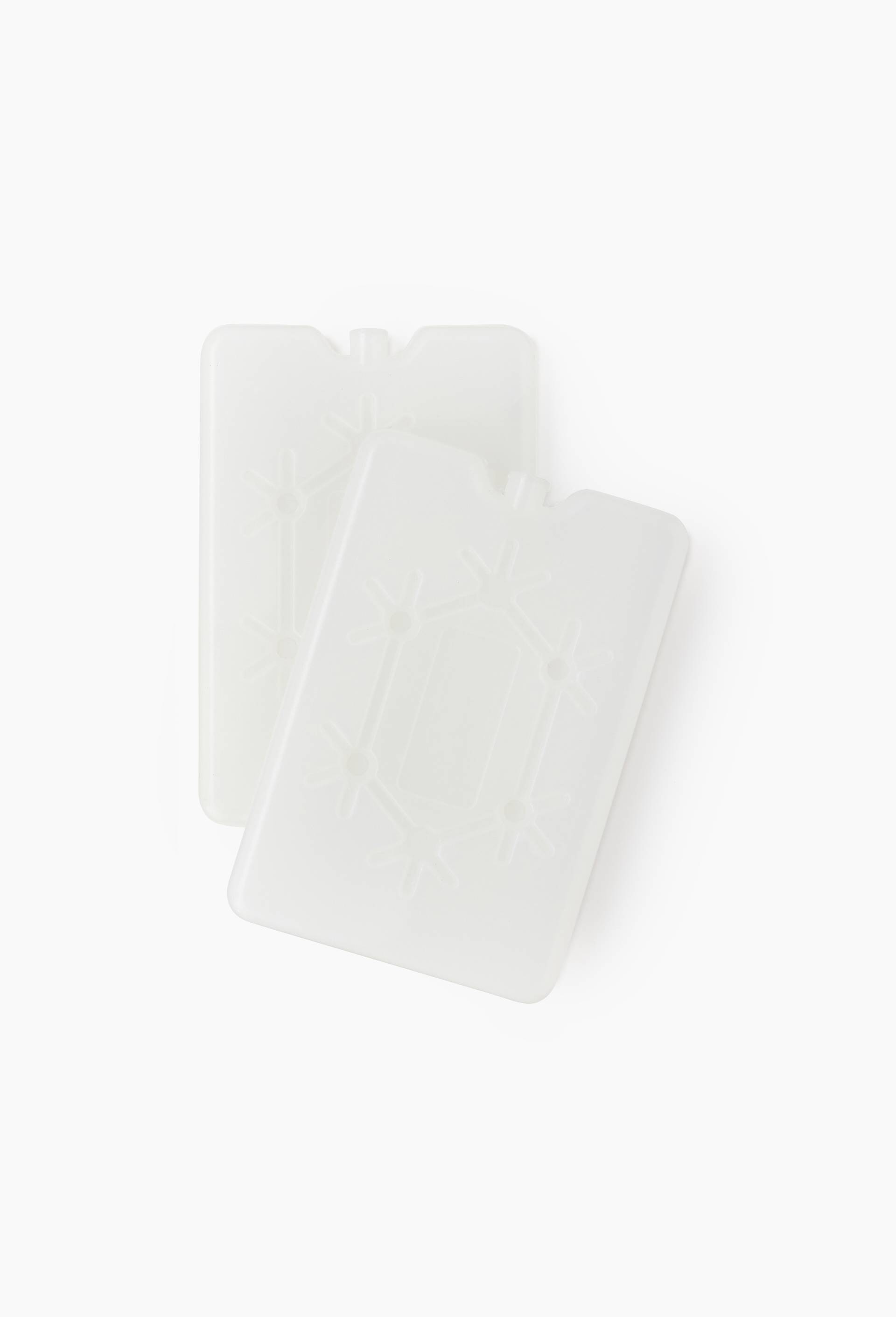 2 blocs r&eacute;frig&eacute;rant, 200ml,16x10x2cm,plastique PE, Blanc, large image number 0