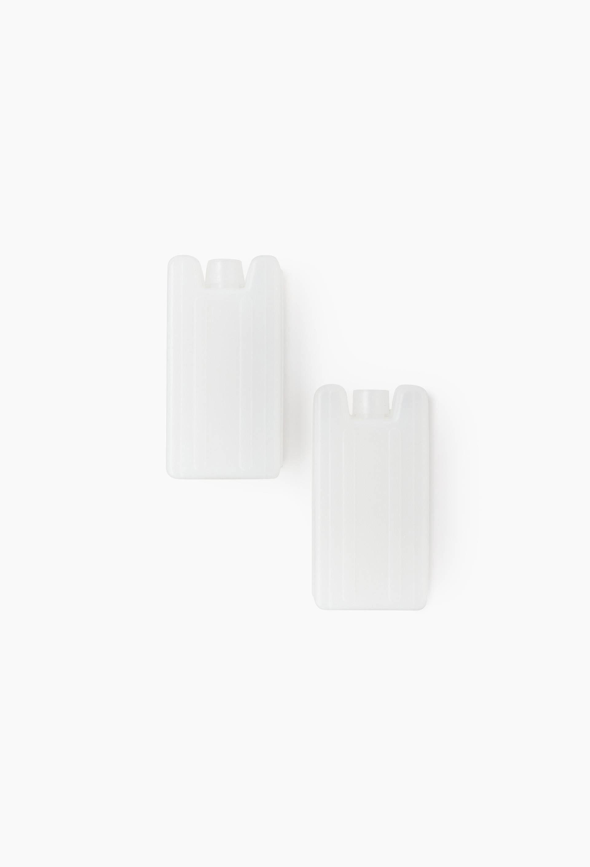 Set de 2 blocs de froid,2X100ML, 10x5x2cm, en plastique PE, Blanc, large image number 0