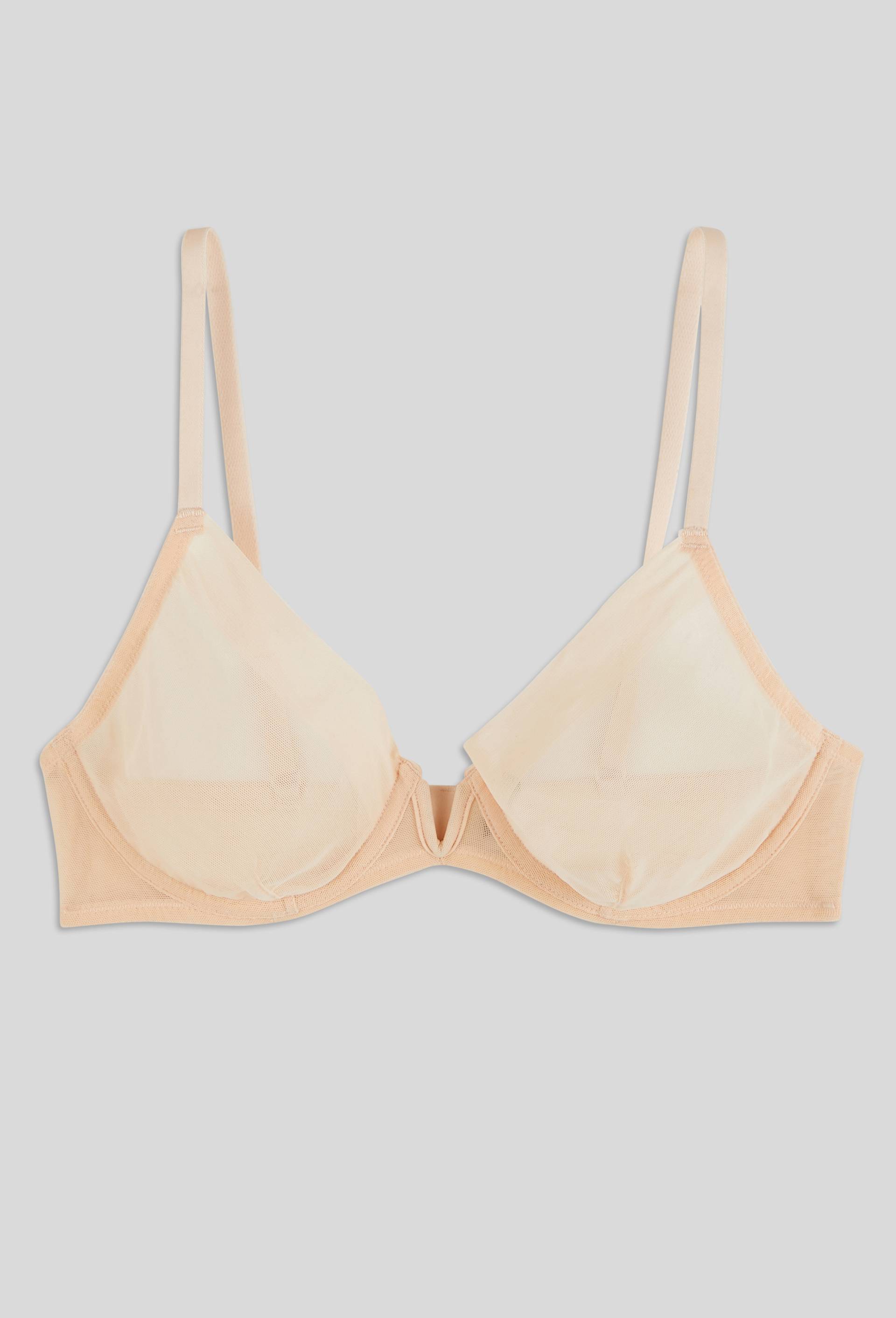 Soutien-gorge corbeille balconnet JUDITH en tulle, Rose clair, large image number 2