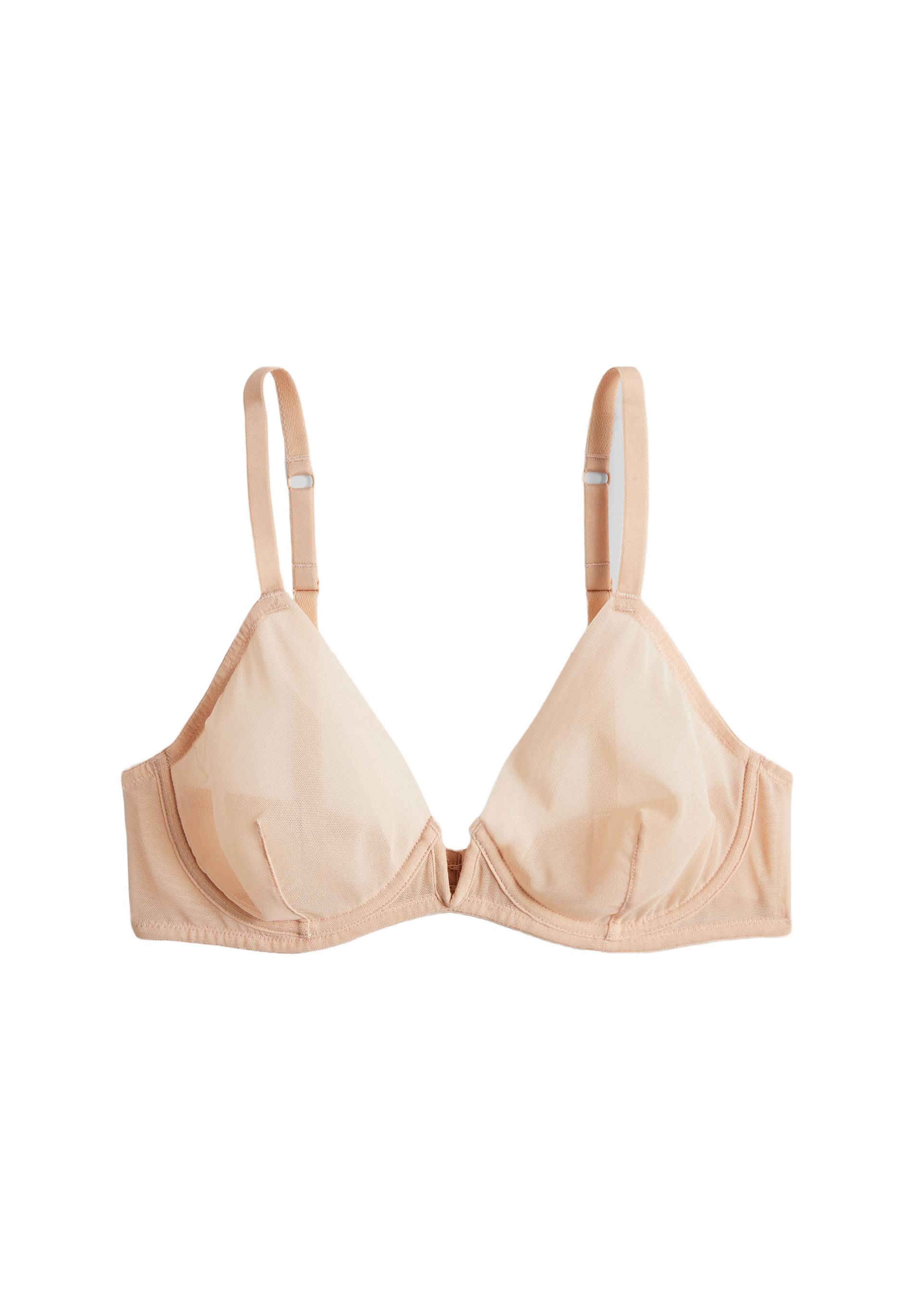 Soutien-gorge corbeille balconnet JUDITH en tulle, Rose clair, large image number 3