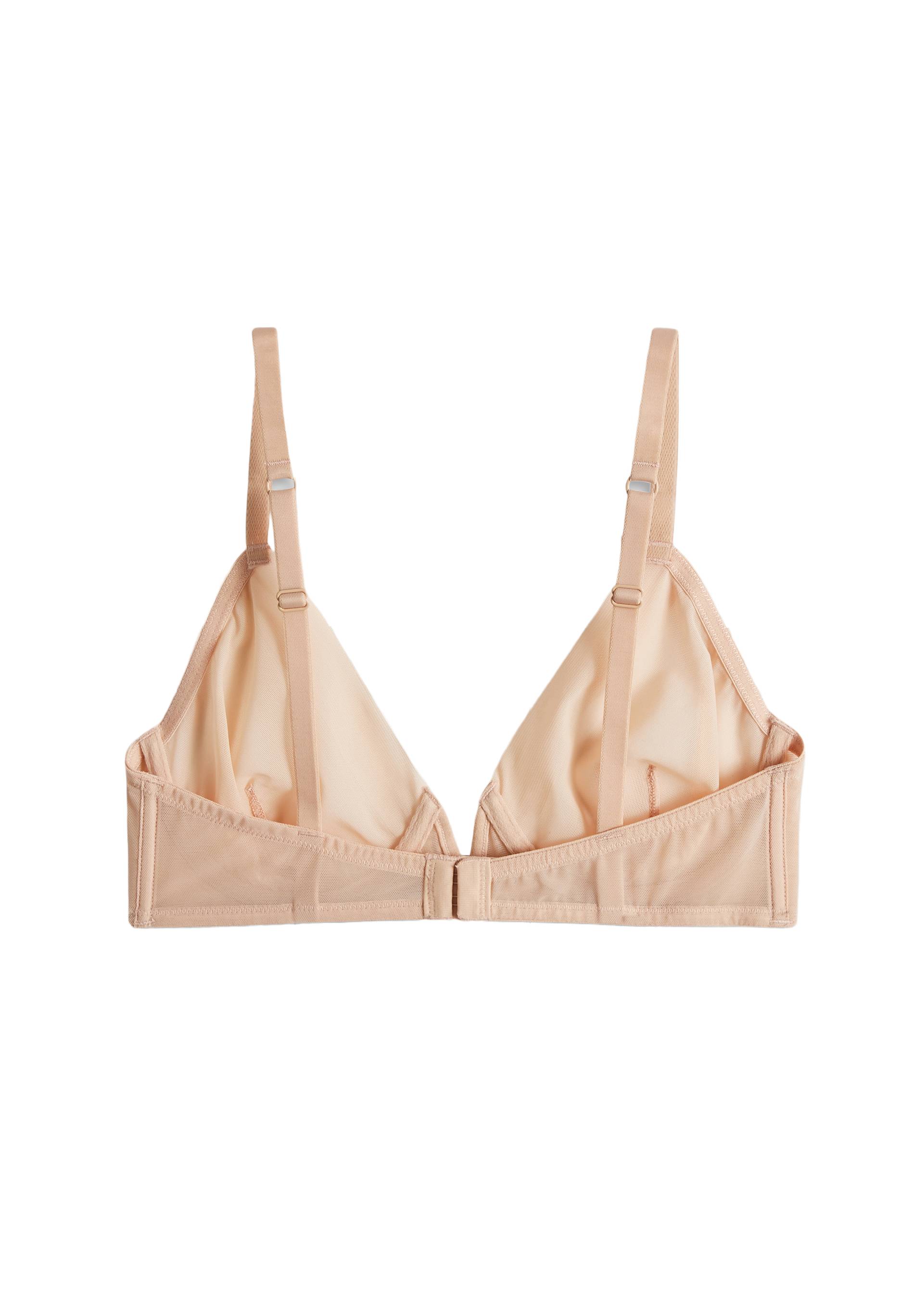 Soutien-gorge corbeille balconnet JUDITH en tulle, Rose clair, large image number 4