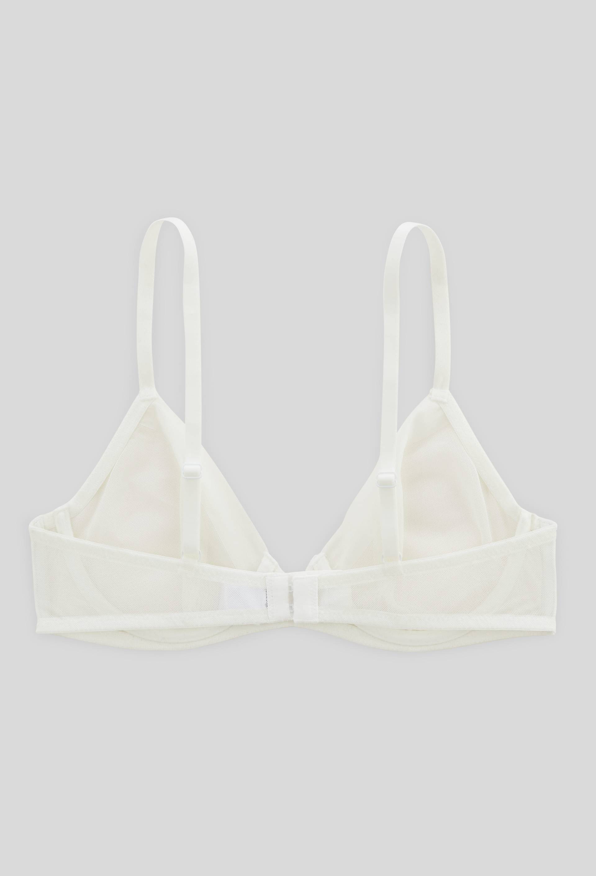 Soutien-gorge corbeille balconnet JUDITH en tulle, Ecru, large image number 1