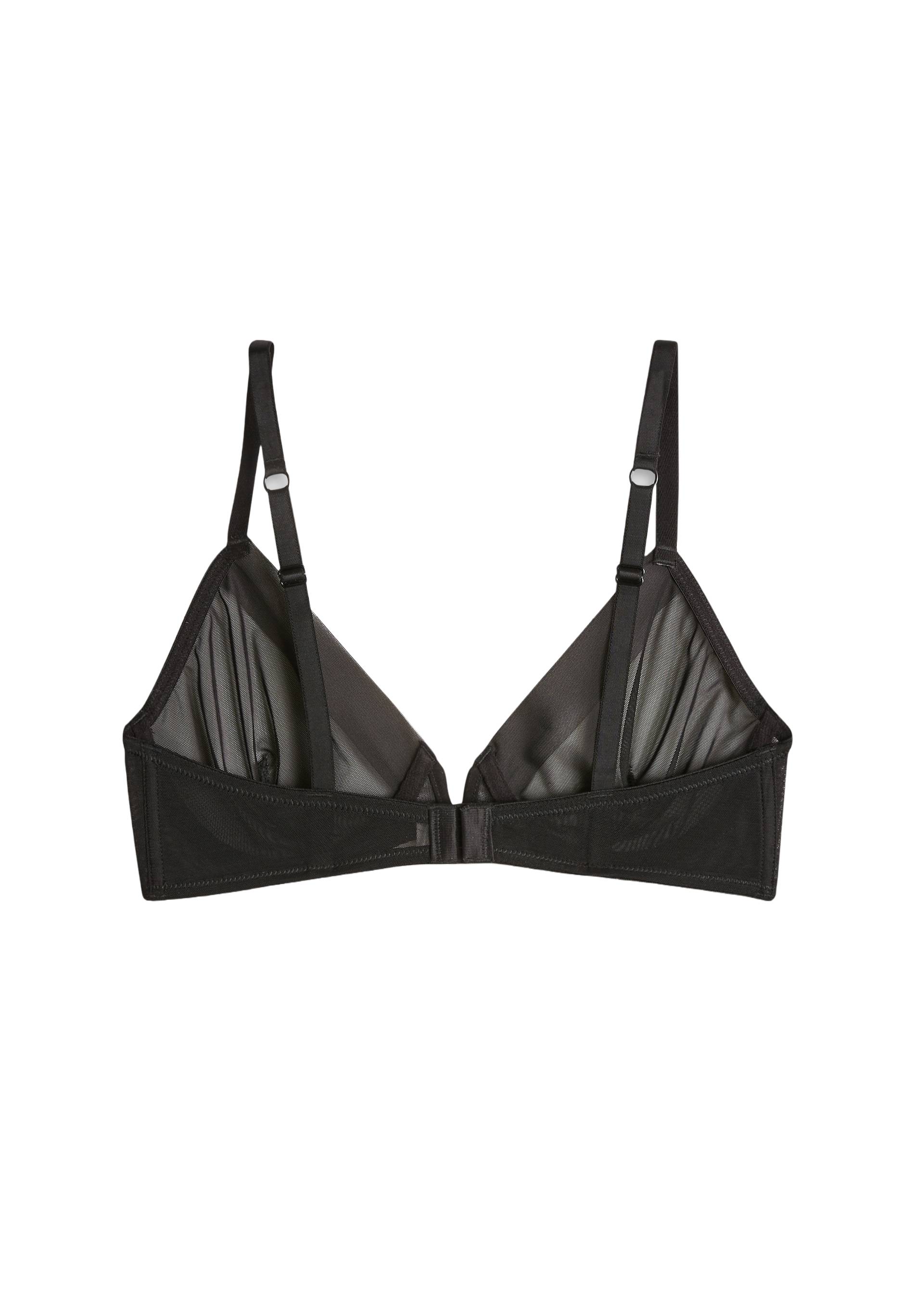 Soutien-gorge corbeille balconnet JUDITH en tulle, Noir, large image number 4