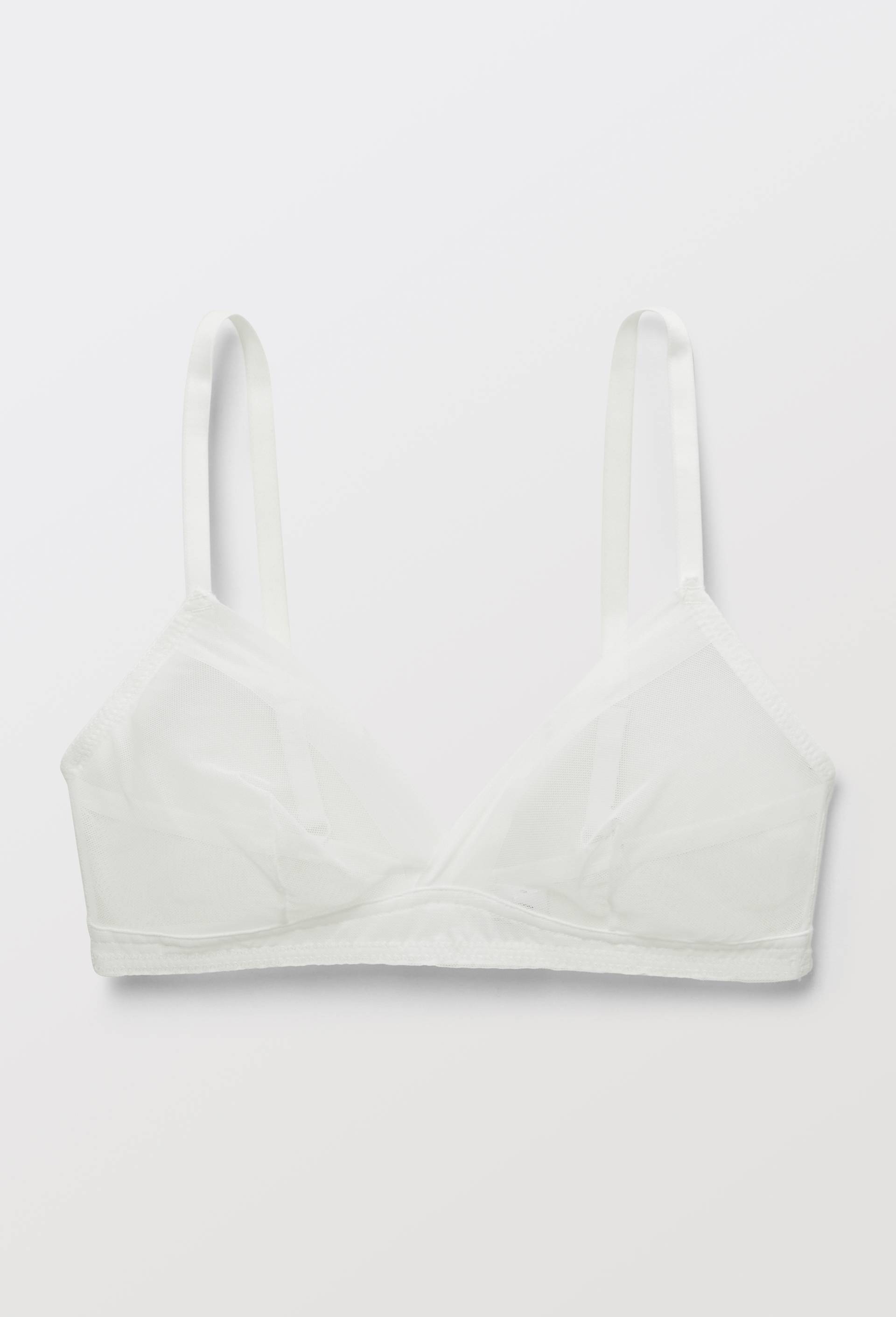 Soutien-gorge triangle JUDITH en tulle, Ecru, large image number 2