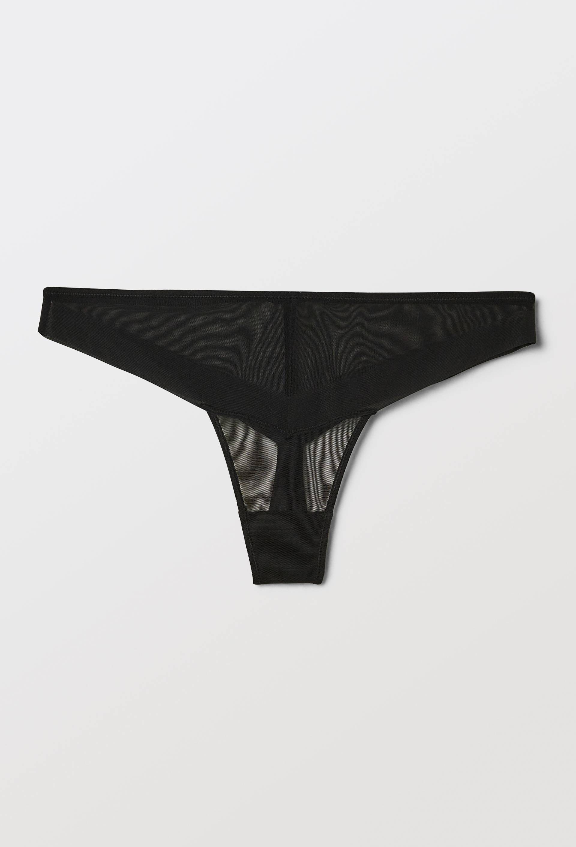 Tanga JUDITH en tulle, Noir, large image number 2.0