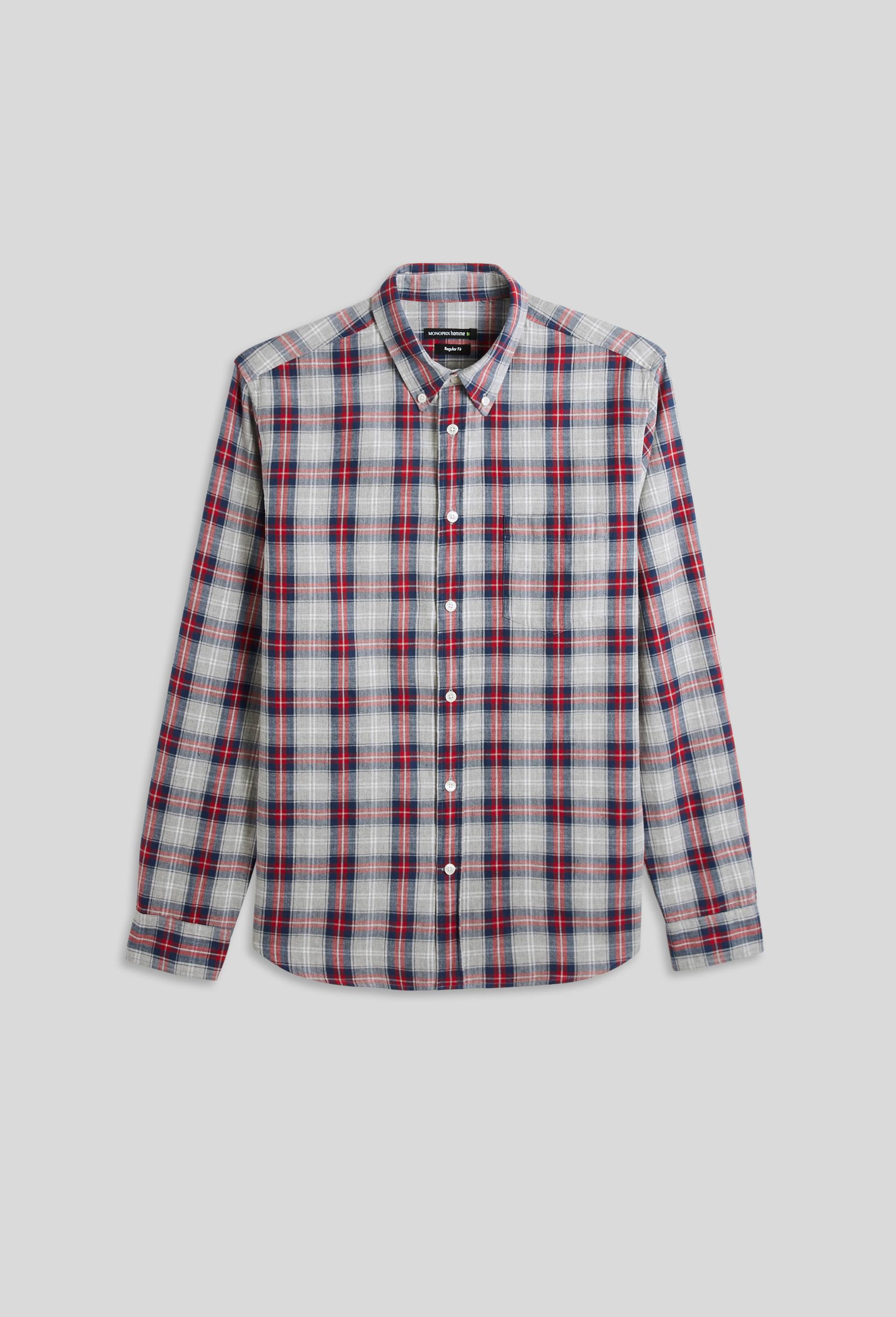Chemise en coton BIO, Gris, large image number 2