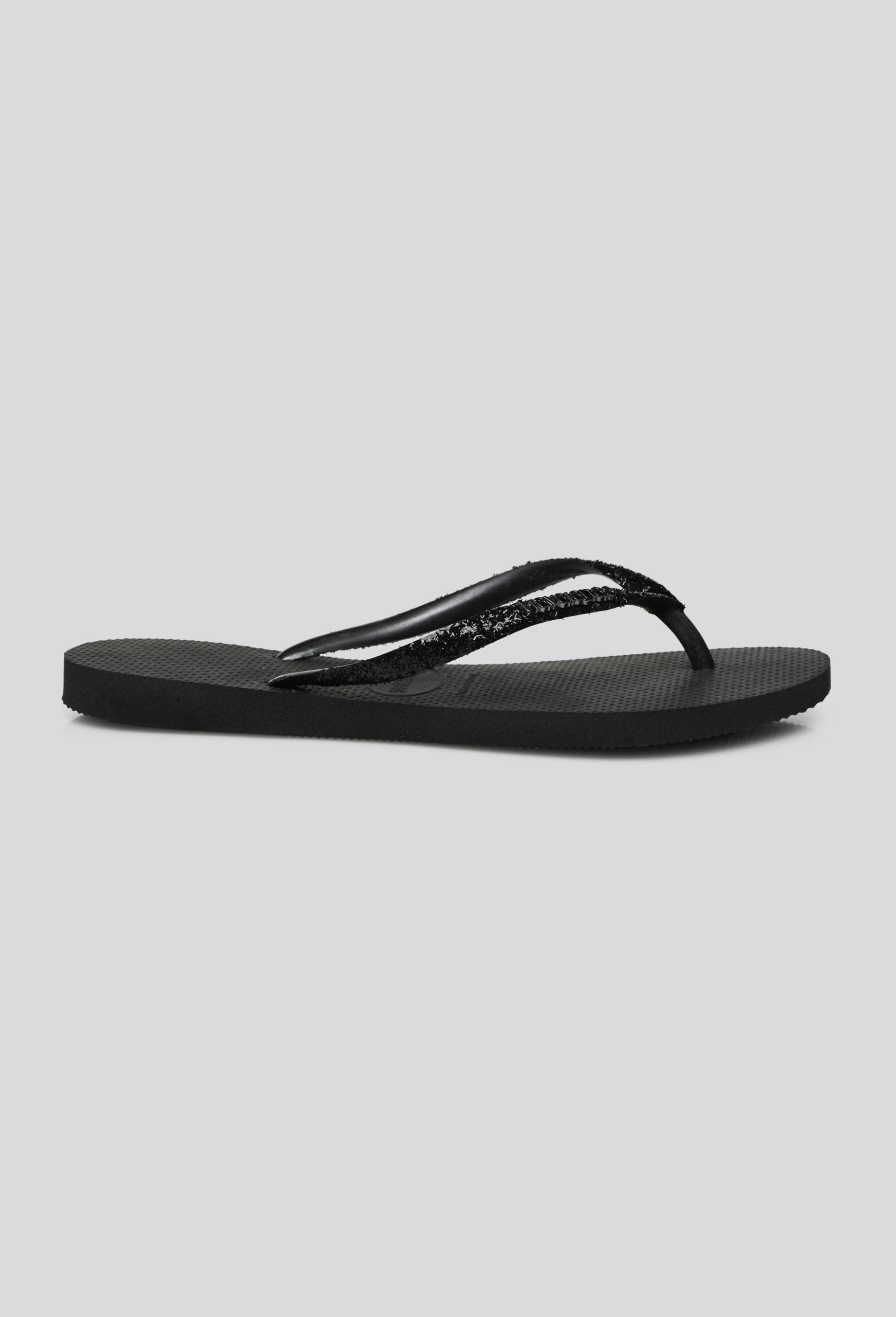 Tongs Glitter Havaianas, Noir, large image number 0