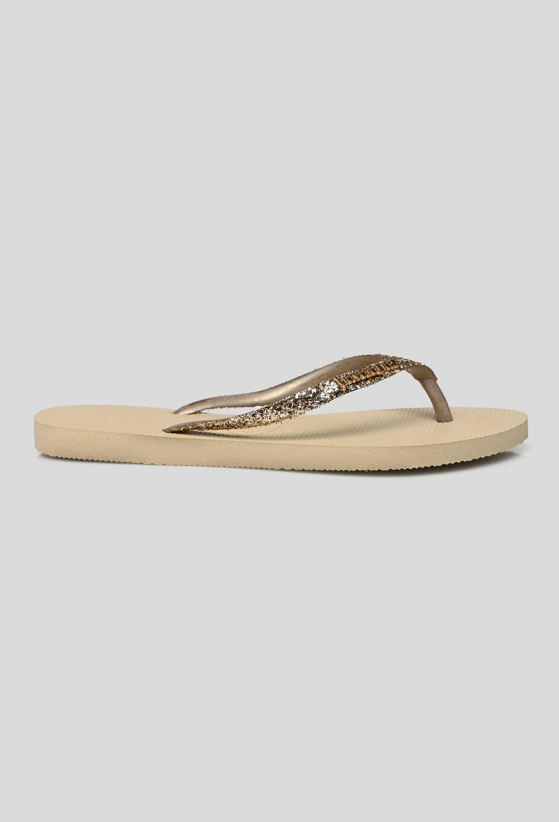 Tongs Glitter Havaianas, Or, large image number 0