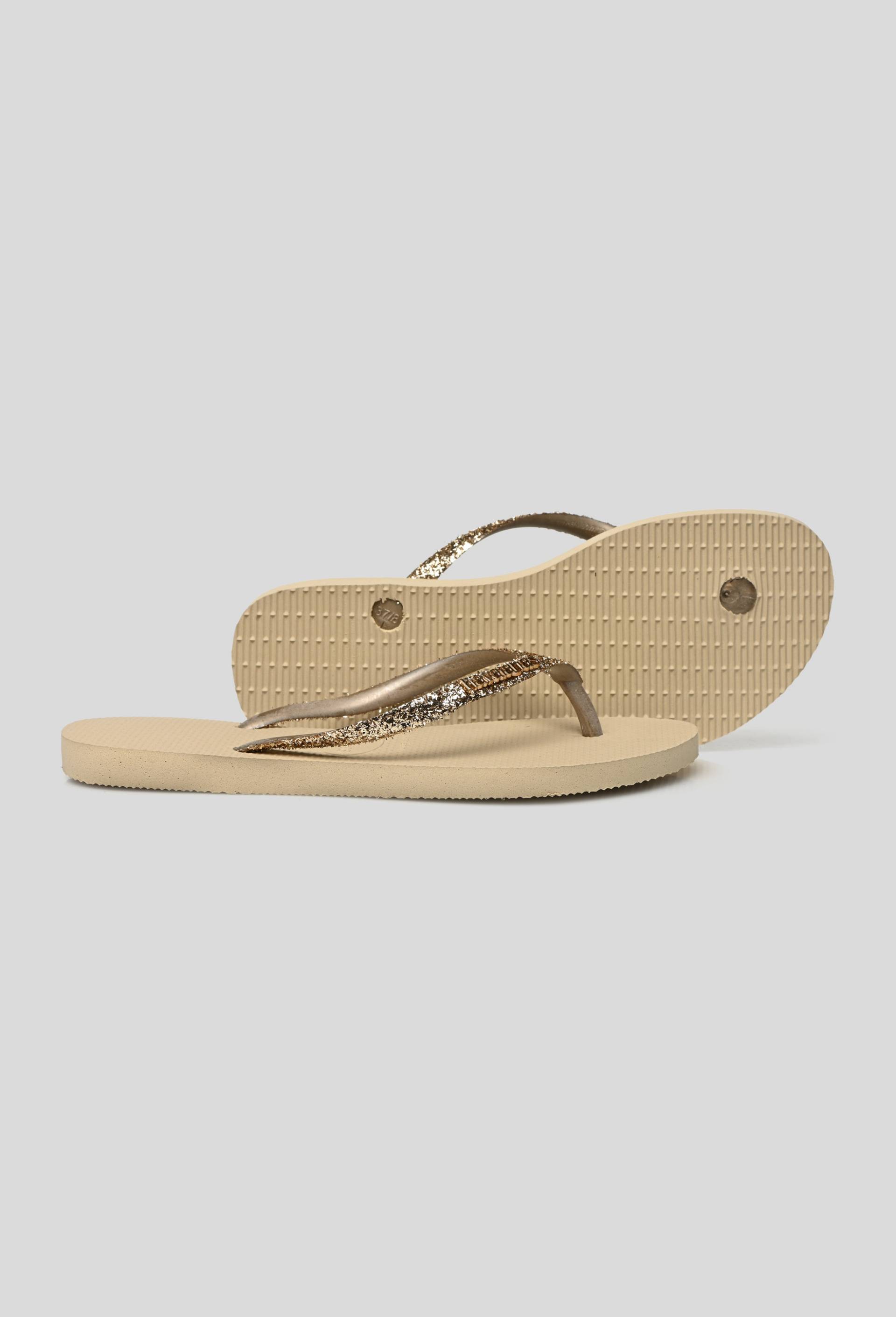 Tongs Glitter Havaianas, Or, large image number 2