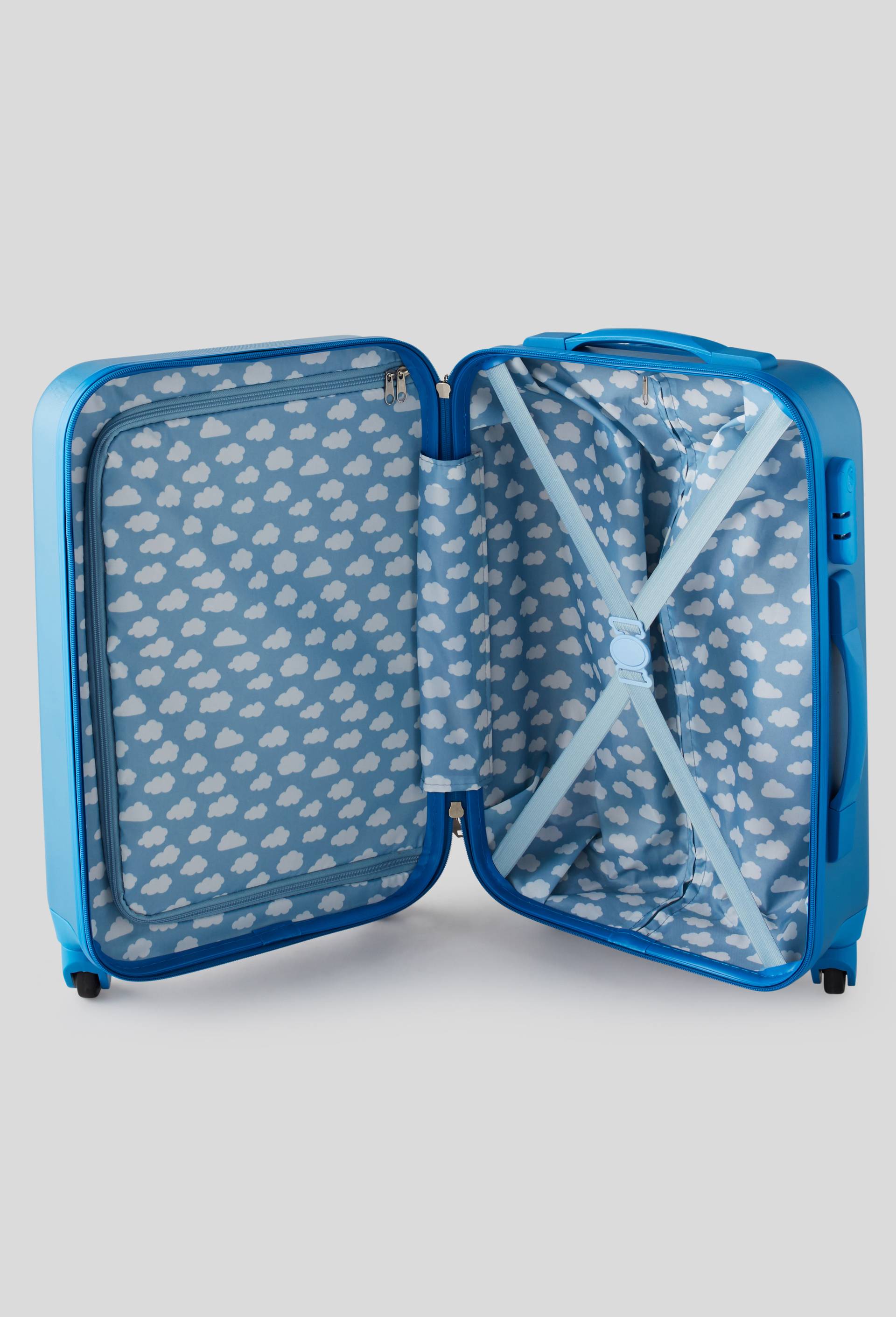 Valise rigide, 55 x 22 x 41 cm, Bleu, large image number 1.0