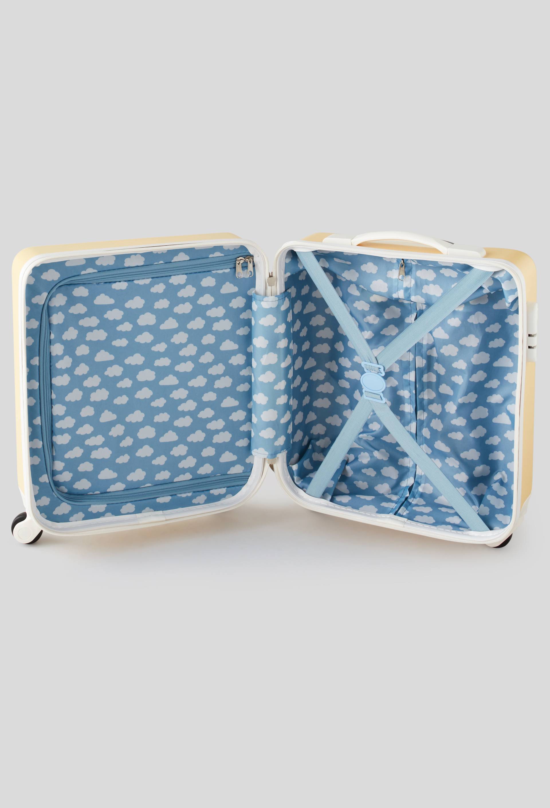 Valise rigide, 40 x 35 x 23cm, Jaune, large image number 1