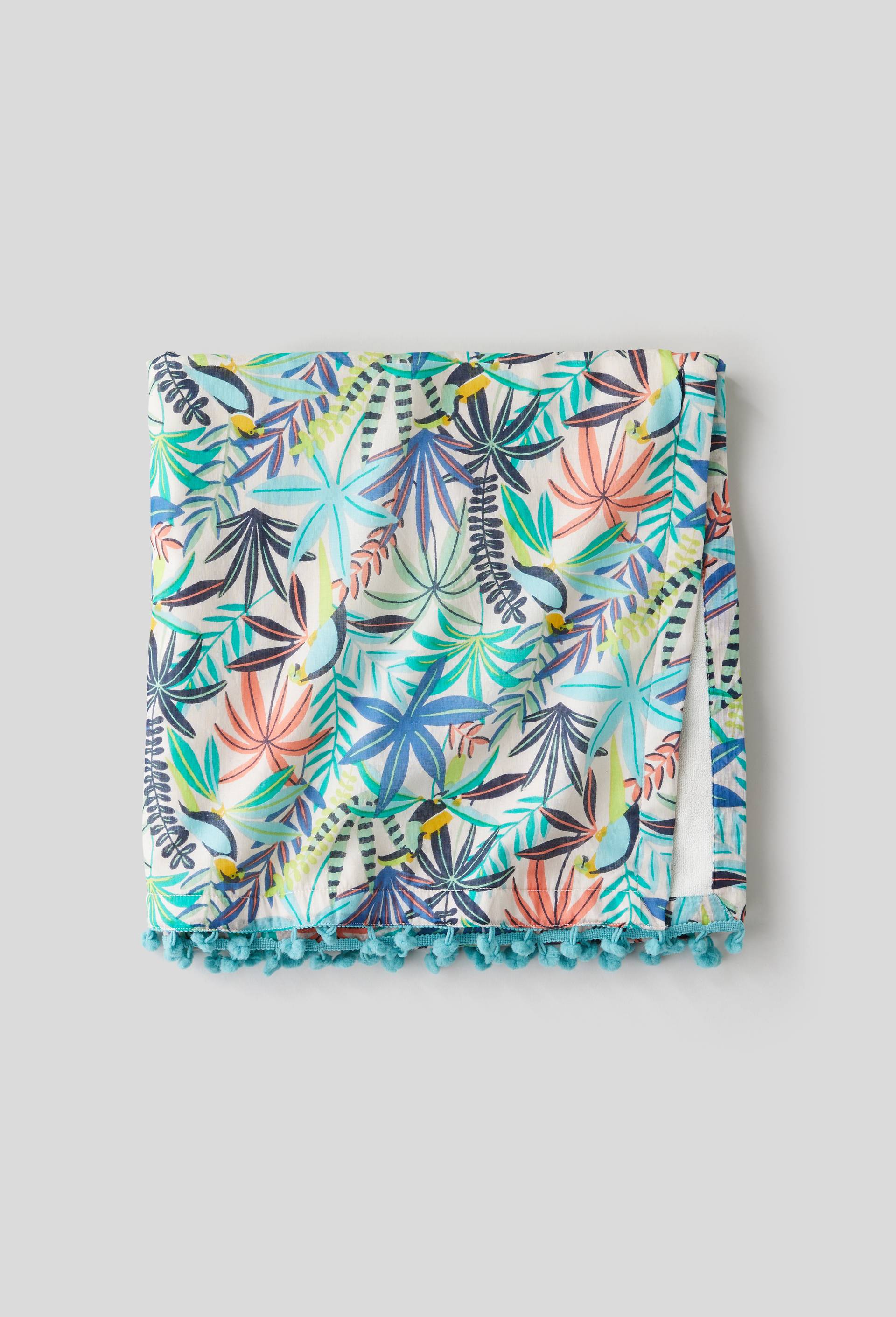 Fouta pour enfants, Bleu clair, large image number 0