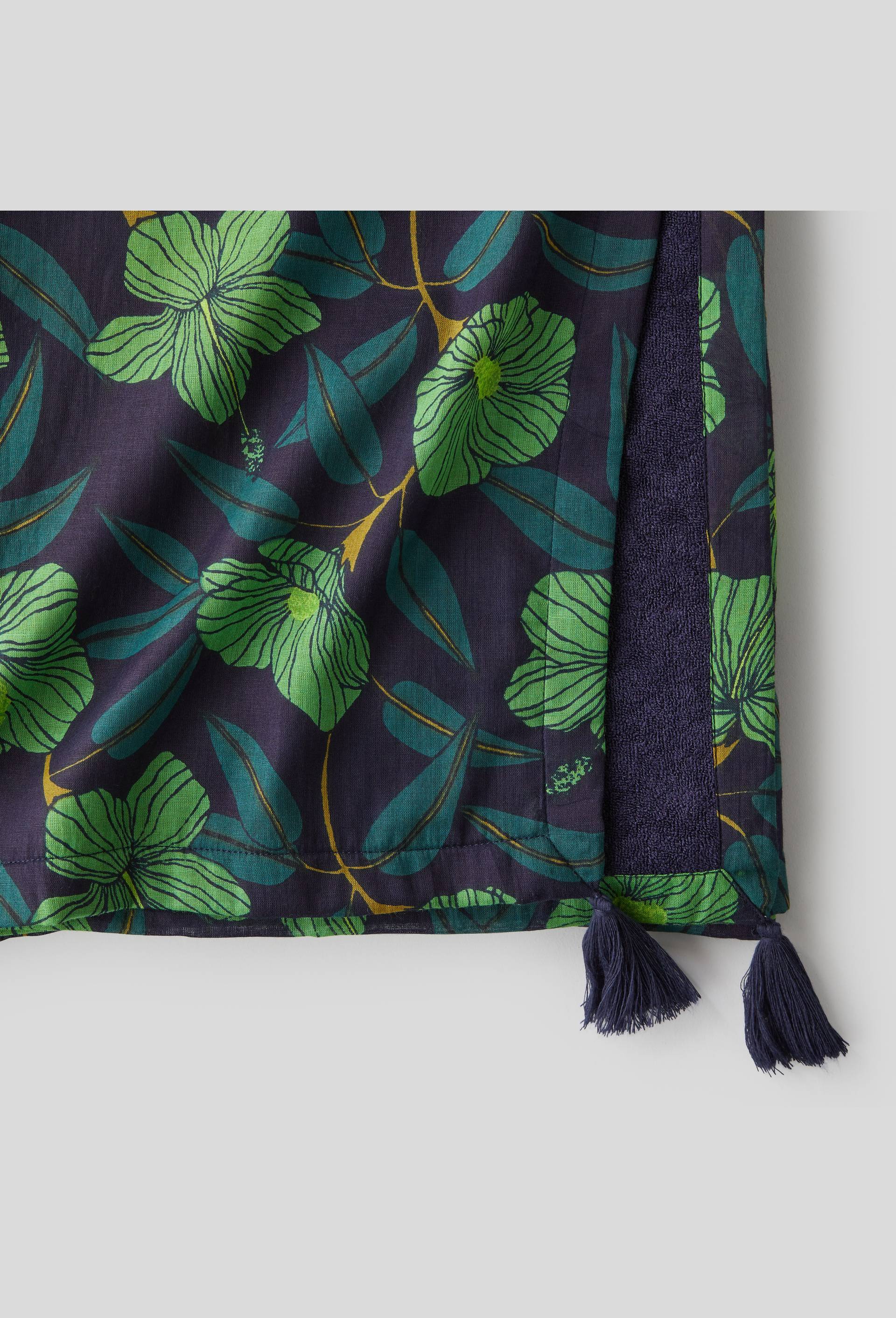 Fouta rayée, Vert, large image number 1