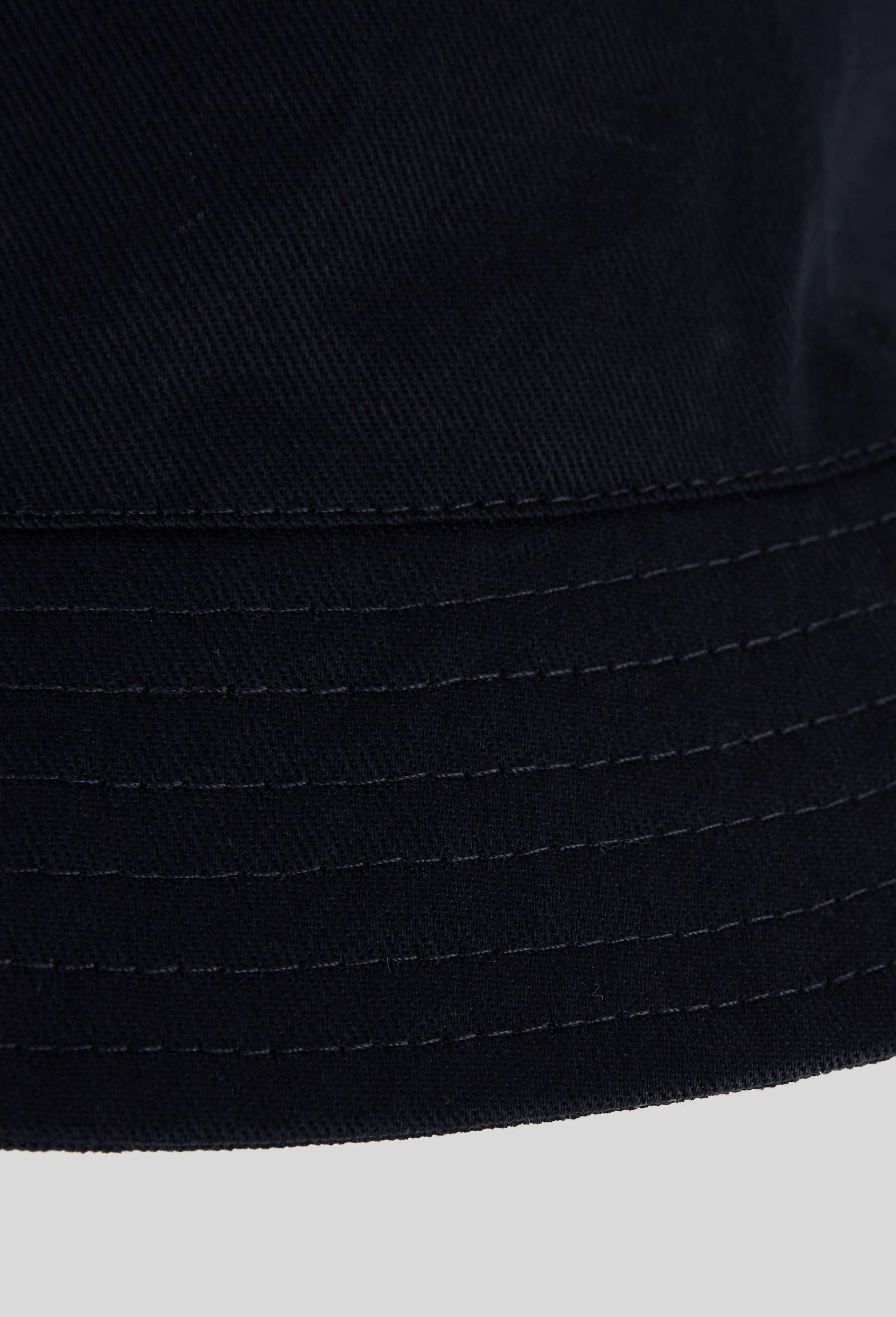 Bob uni en coton, Bleu fonc&eacute;, large image number 1