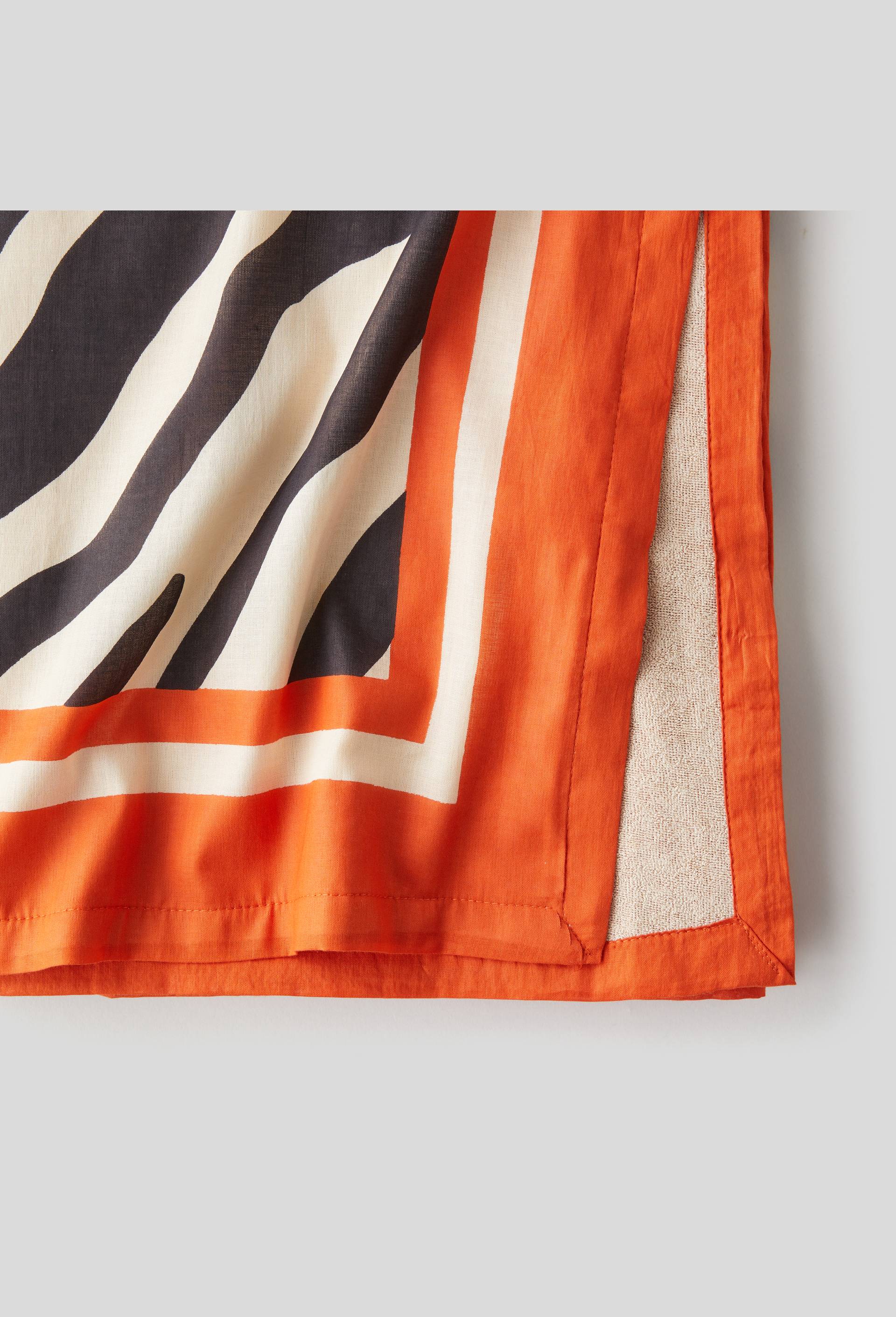 Fouta double, Orange, large image number 1.0