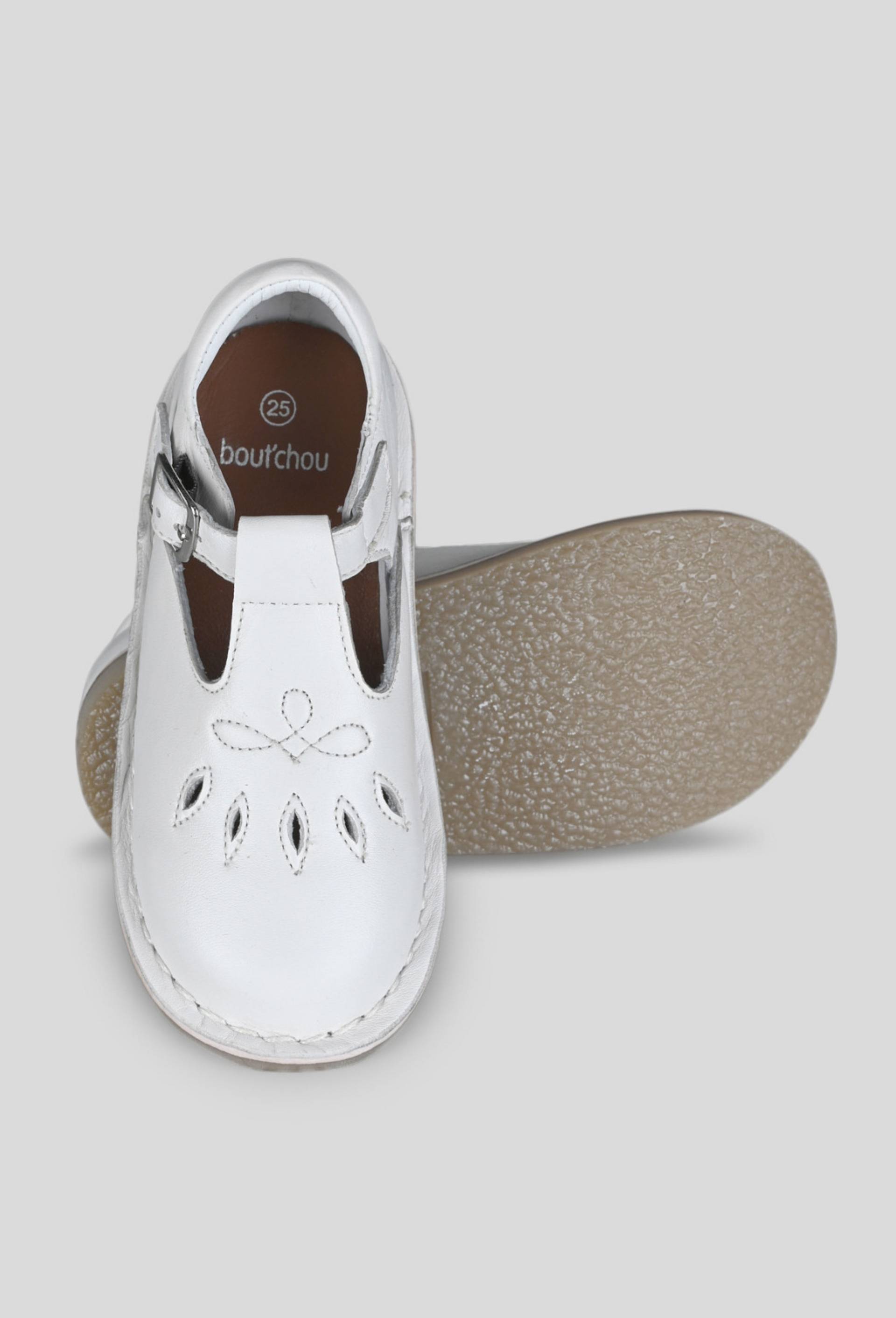 Salomé en cuir, Blanc, large image number 2