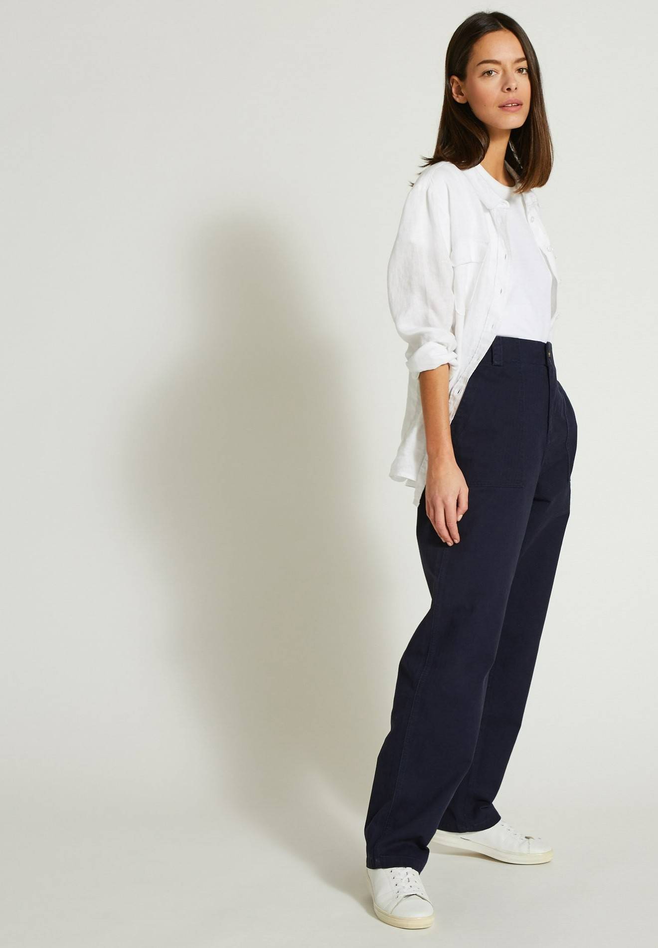 Pantalon, Bleu foncé, large image number 1