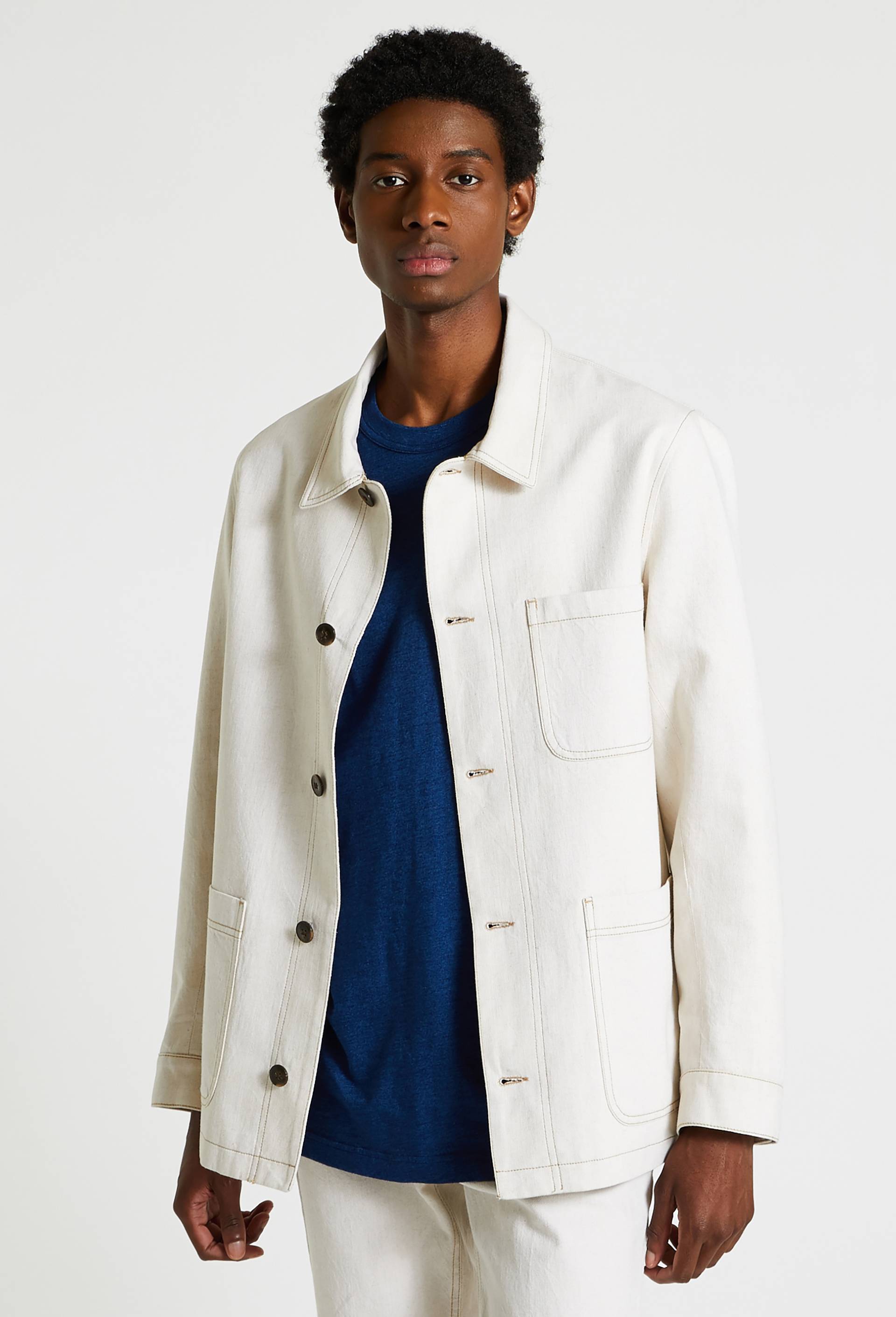 Veste worker, Beige clair, large image number 0.0