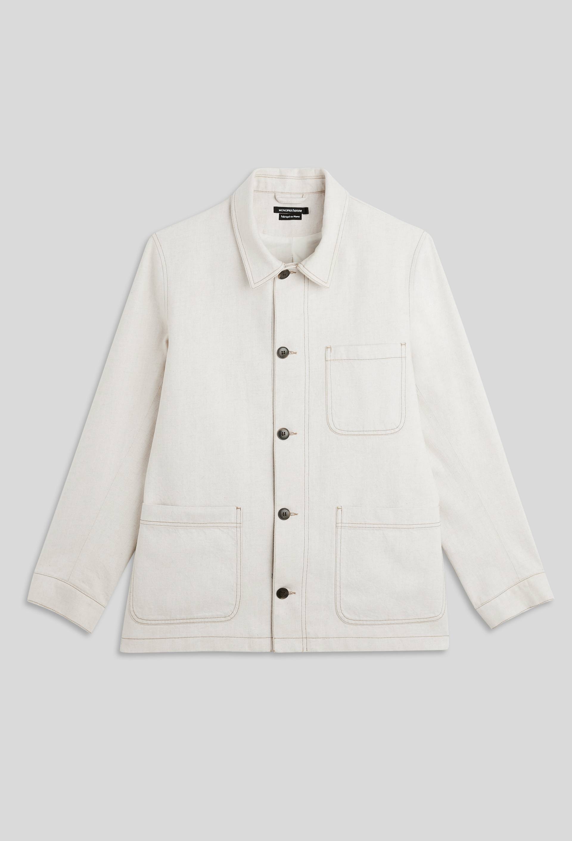 Veste worker, Beige clair, large image number 2