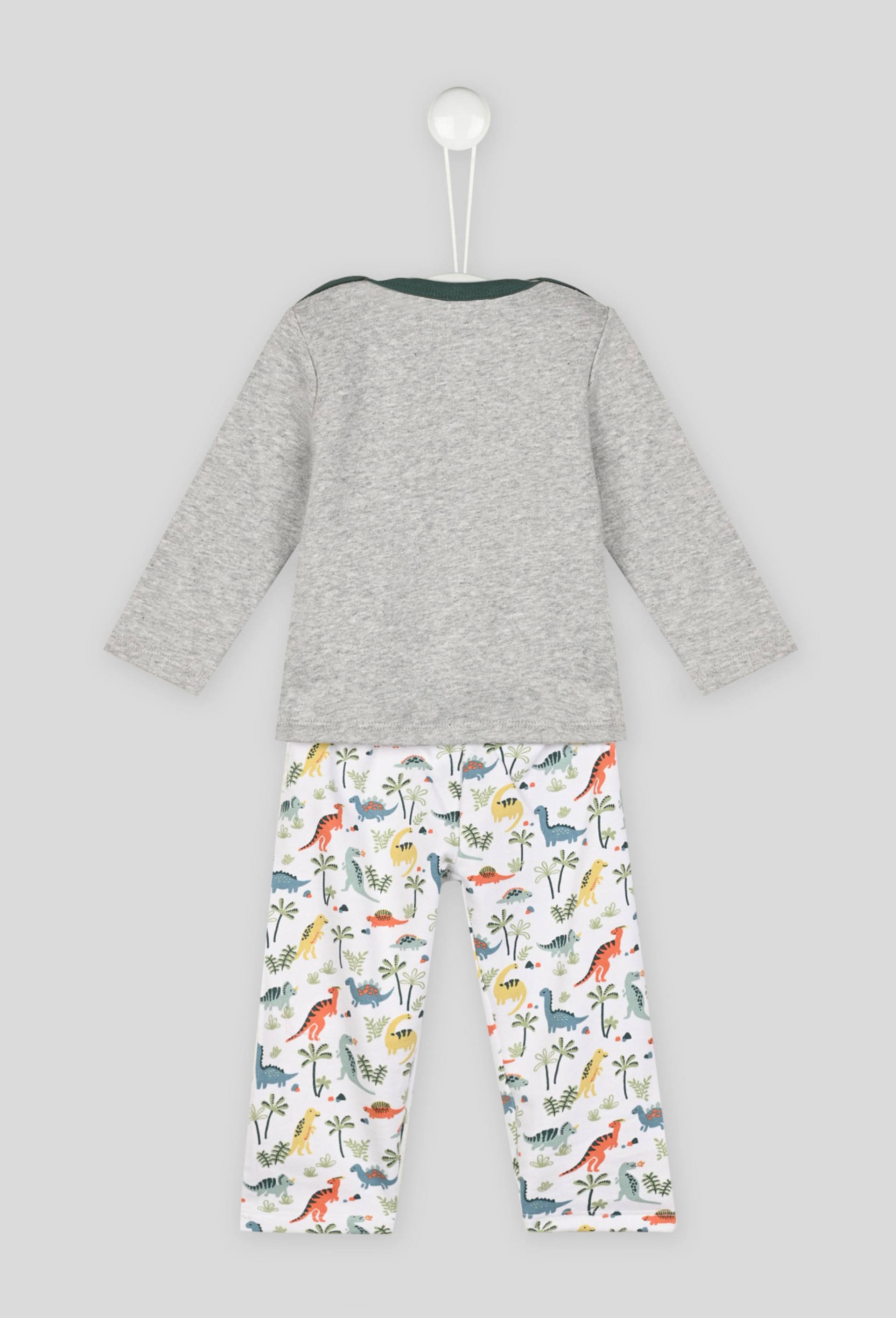 Pyjama molleton, Gris, large image number 1